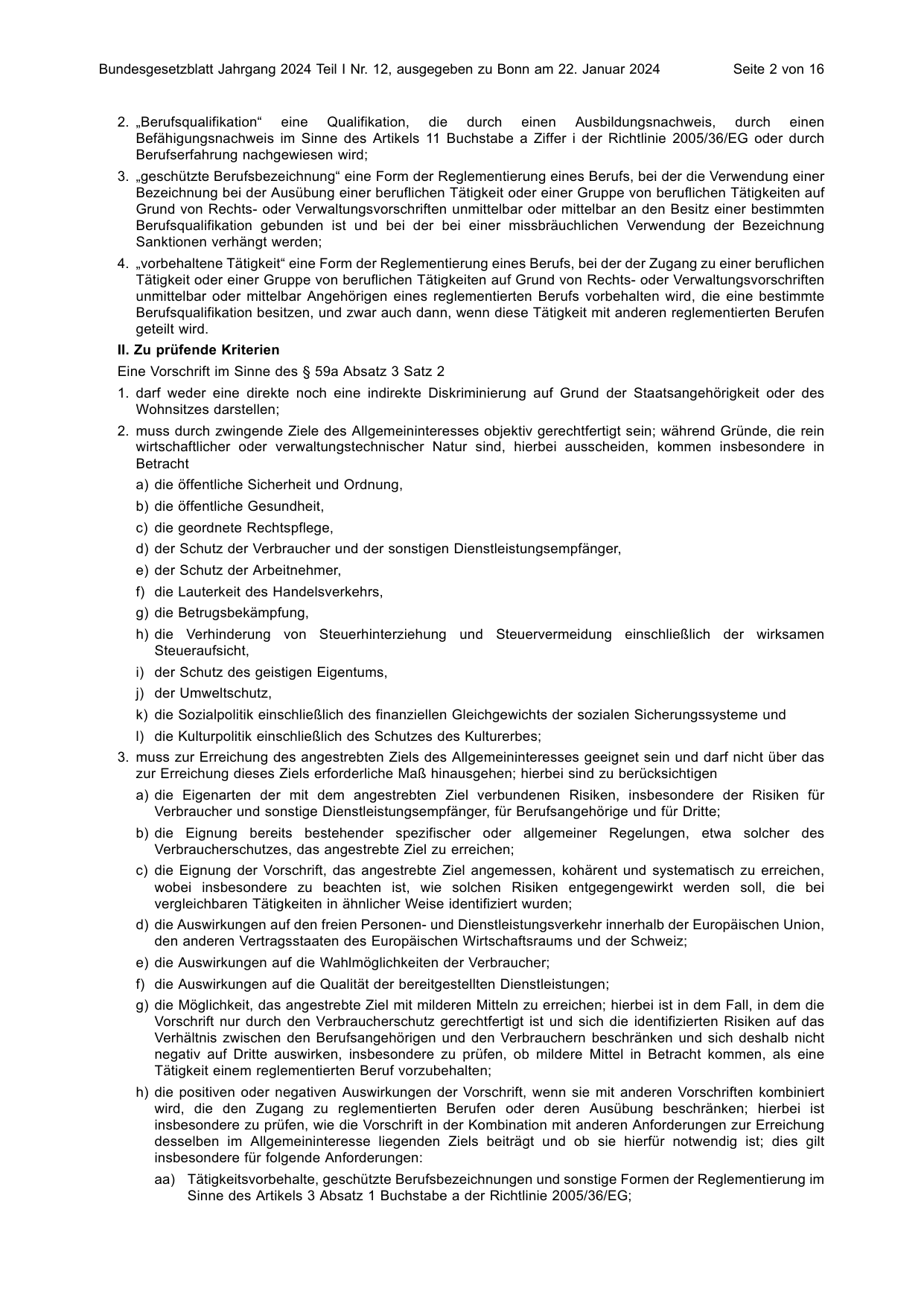BGBl. 2024, Seite 2 — Originalseite als Abbildung