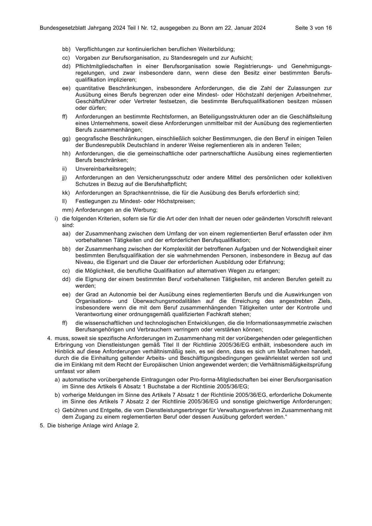 BGBl. 2024, Seite 3 — Originalseite als Abbildung