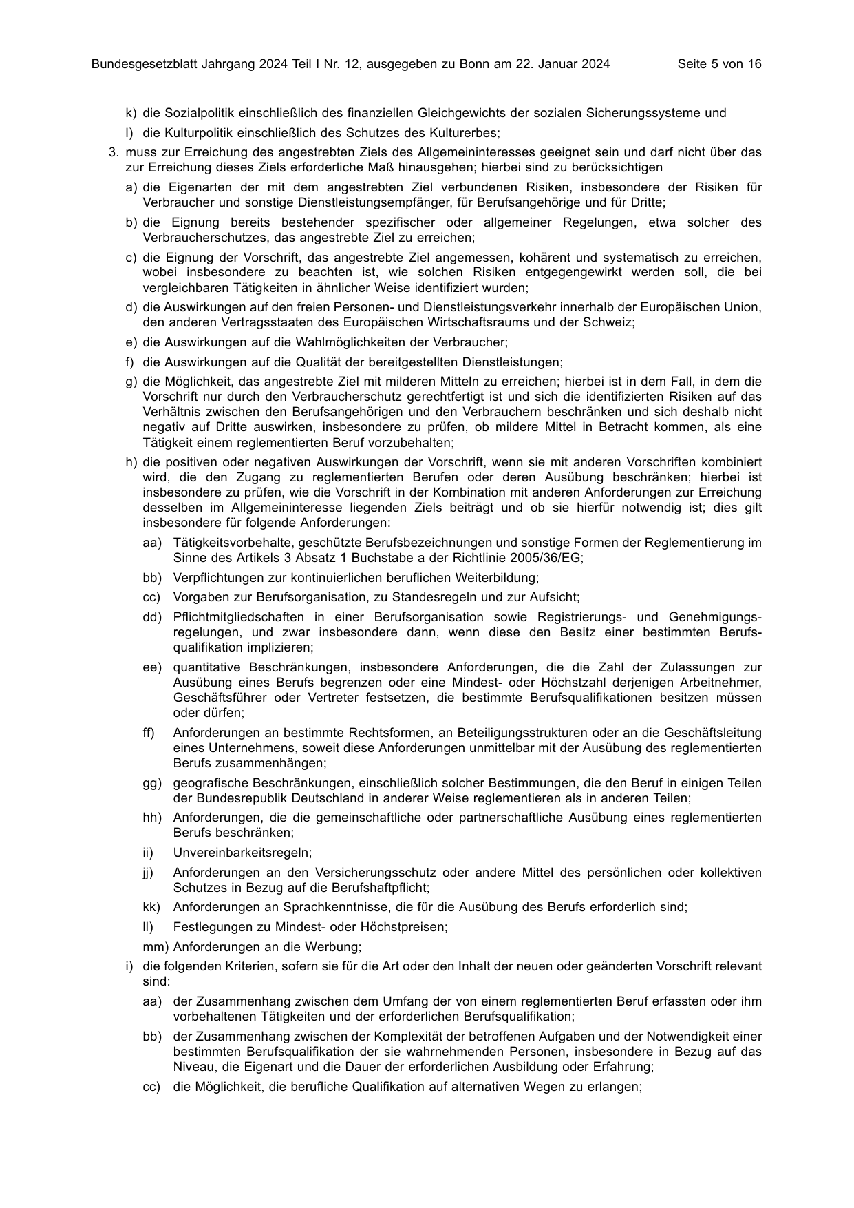 BGBl. 2024, Seite 5 — Originalseite als Abbildung