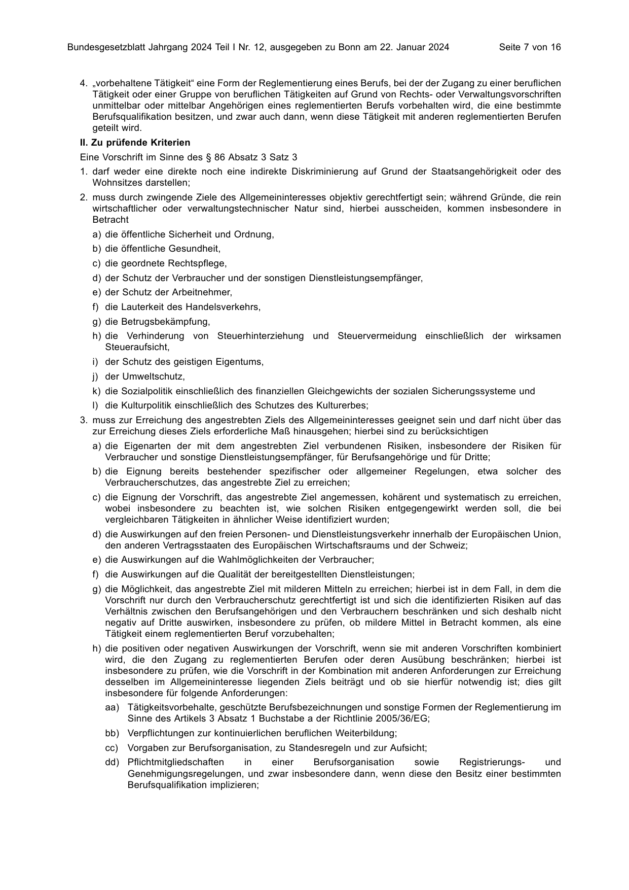 BGBl. 2024, Seite 7 — Originalseite als Abbildung