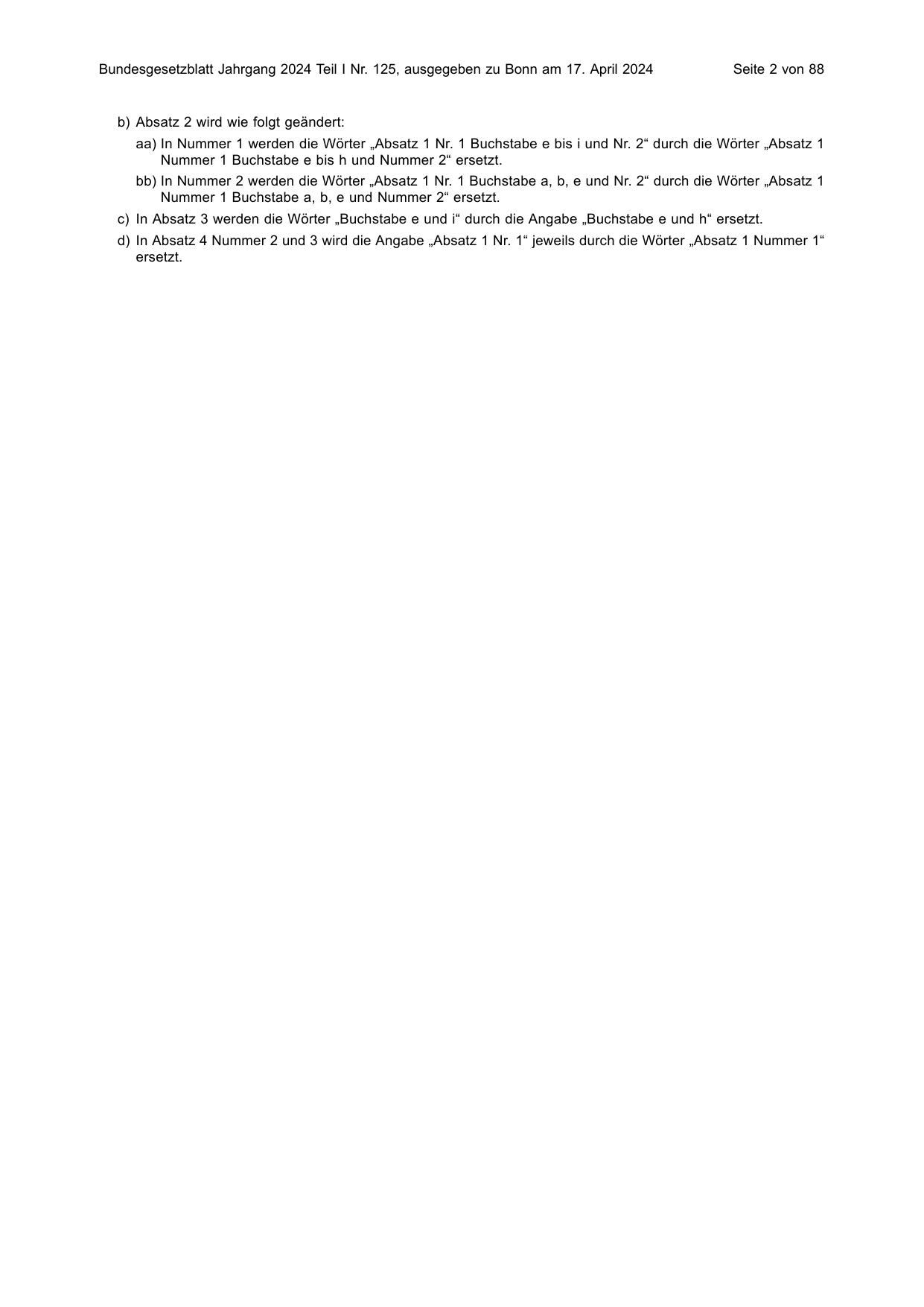 BGBl. 2024, Seite 2 — Originalseite als Abbildung