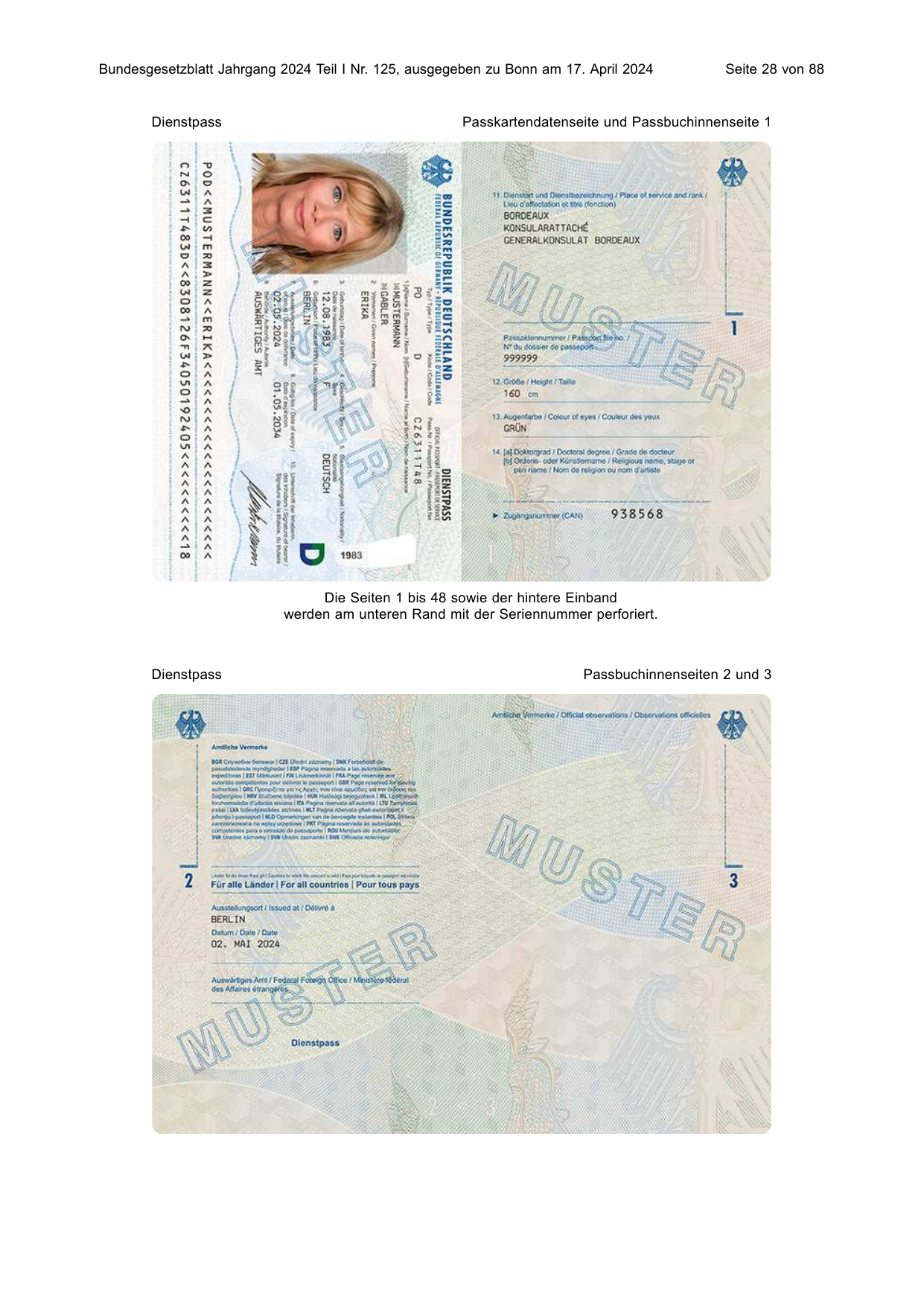 BGBl. 2024, Seite 28 — Originalseite als Abbildung