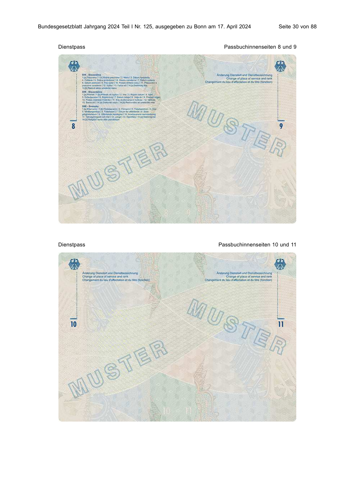 BGBl. 2024, Seite 30 — Originalseite als Abbildung