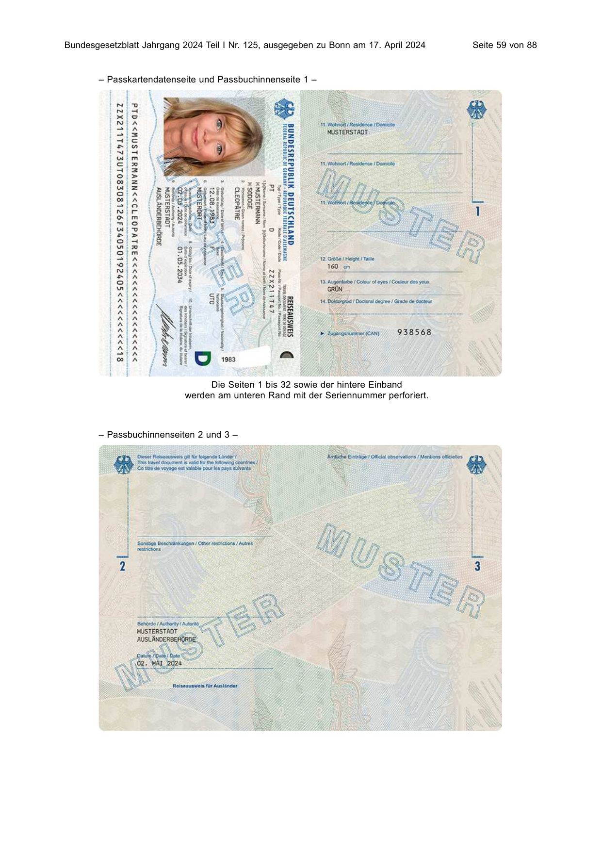 BGBl. 2024, Seite 59 — Originalseite als Abbildung