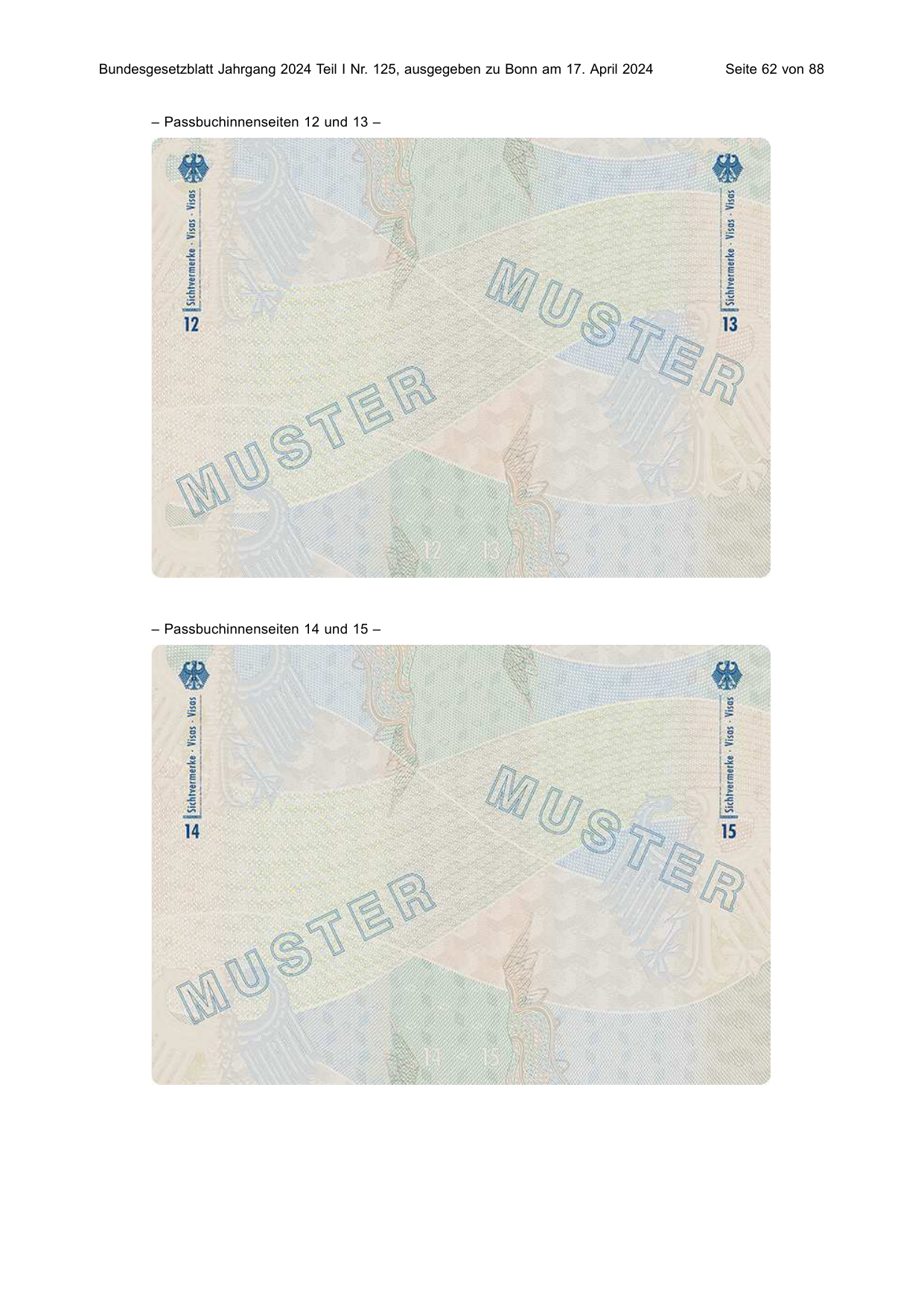 BGBl. 2024, Seite 62 — Originalseite als Abbildung