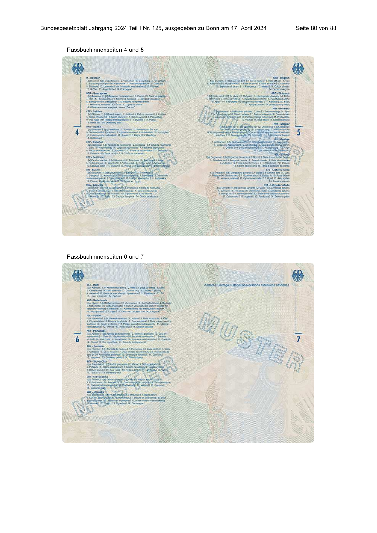 BGBl. 2024, Seite 80 — Originalseite als Abbildung