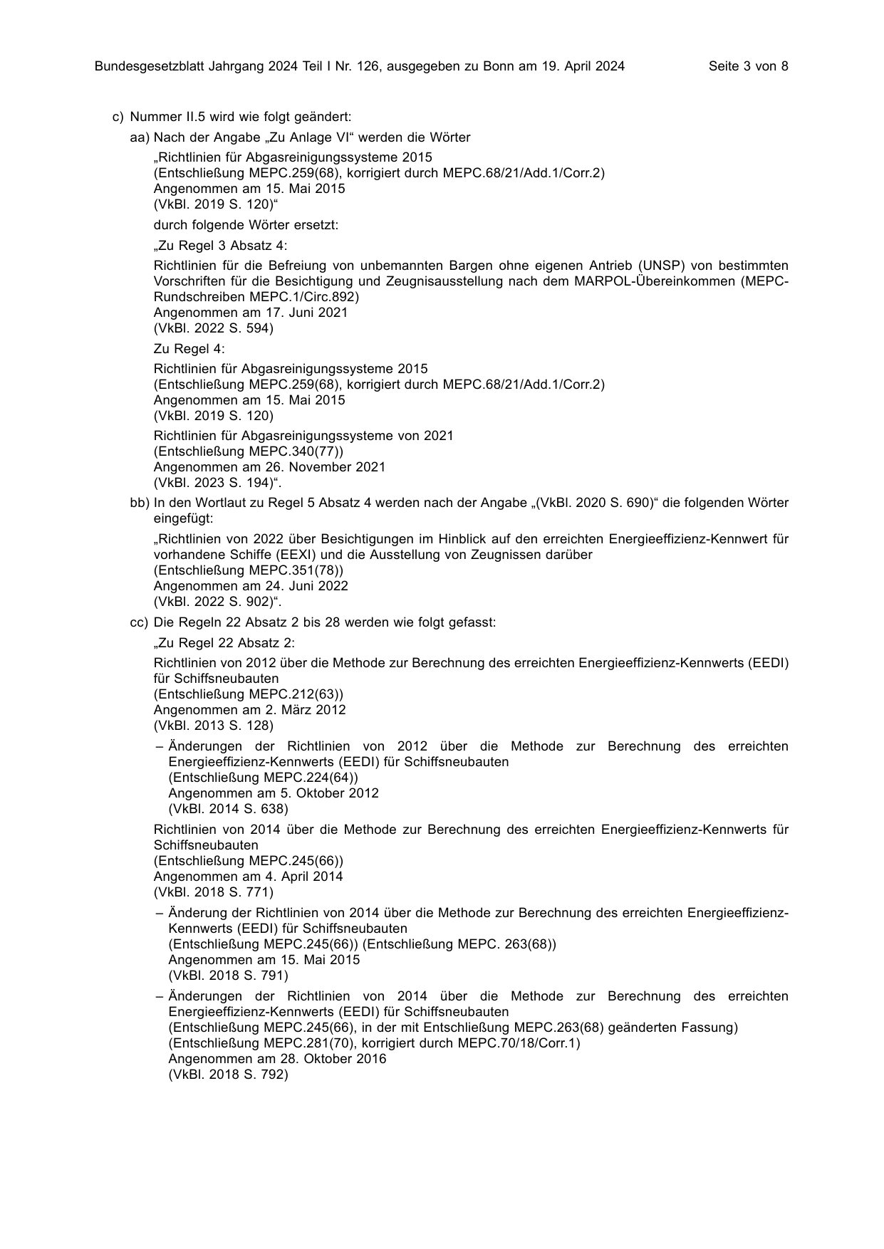 BGBl. 2024, Seite 3 — Originalseite als Abbildung
