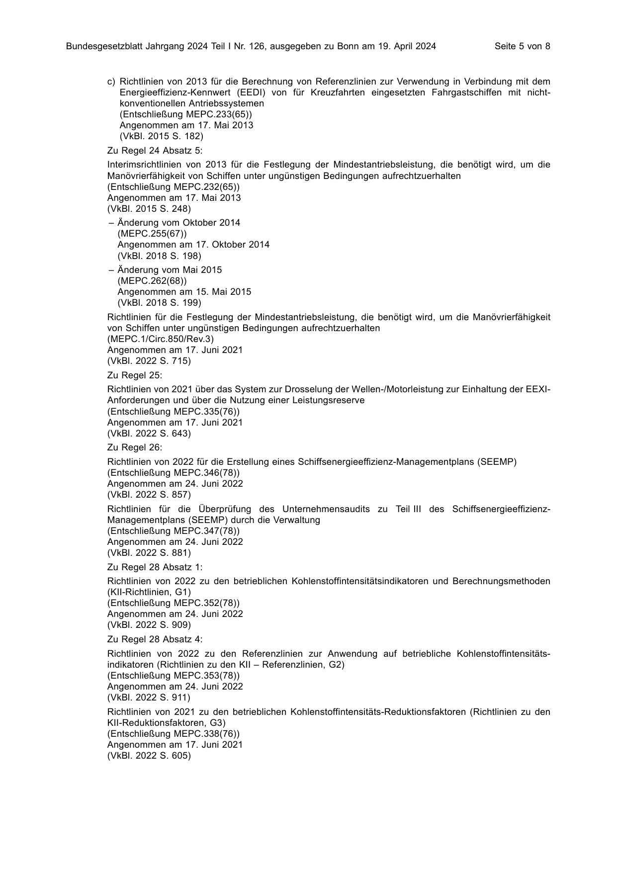 BGBl. 2024, Seite 5 — Originalseite als Abbildung