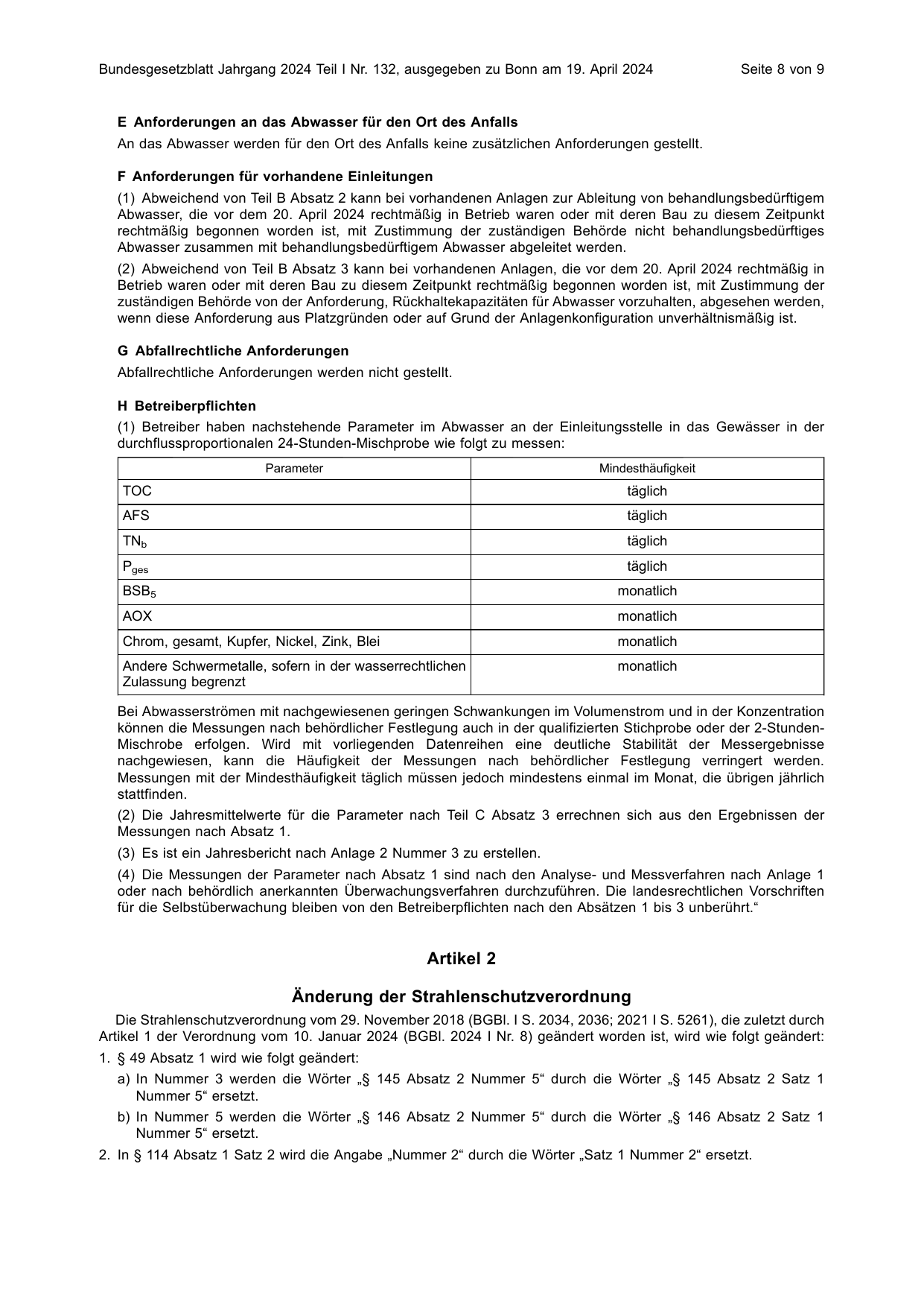 BGBl. 2024, Seite 8 — Originalseite als Abbildung