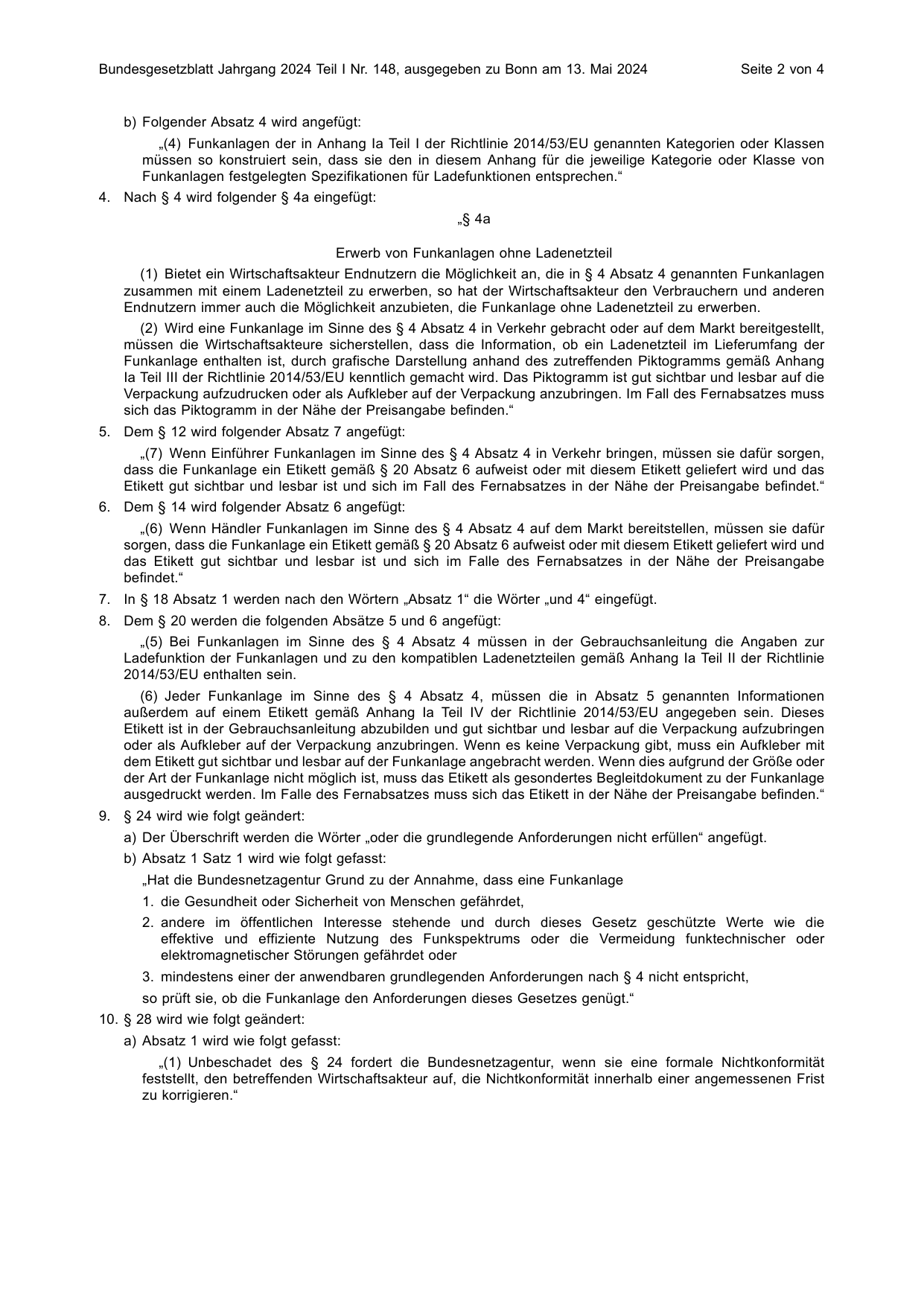 BGBl. 2024, Seite 2 — Originalseite als Abbildung