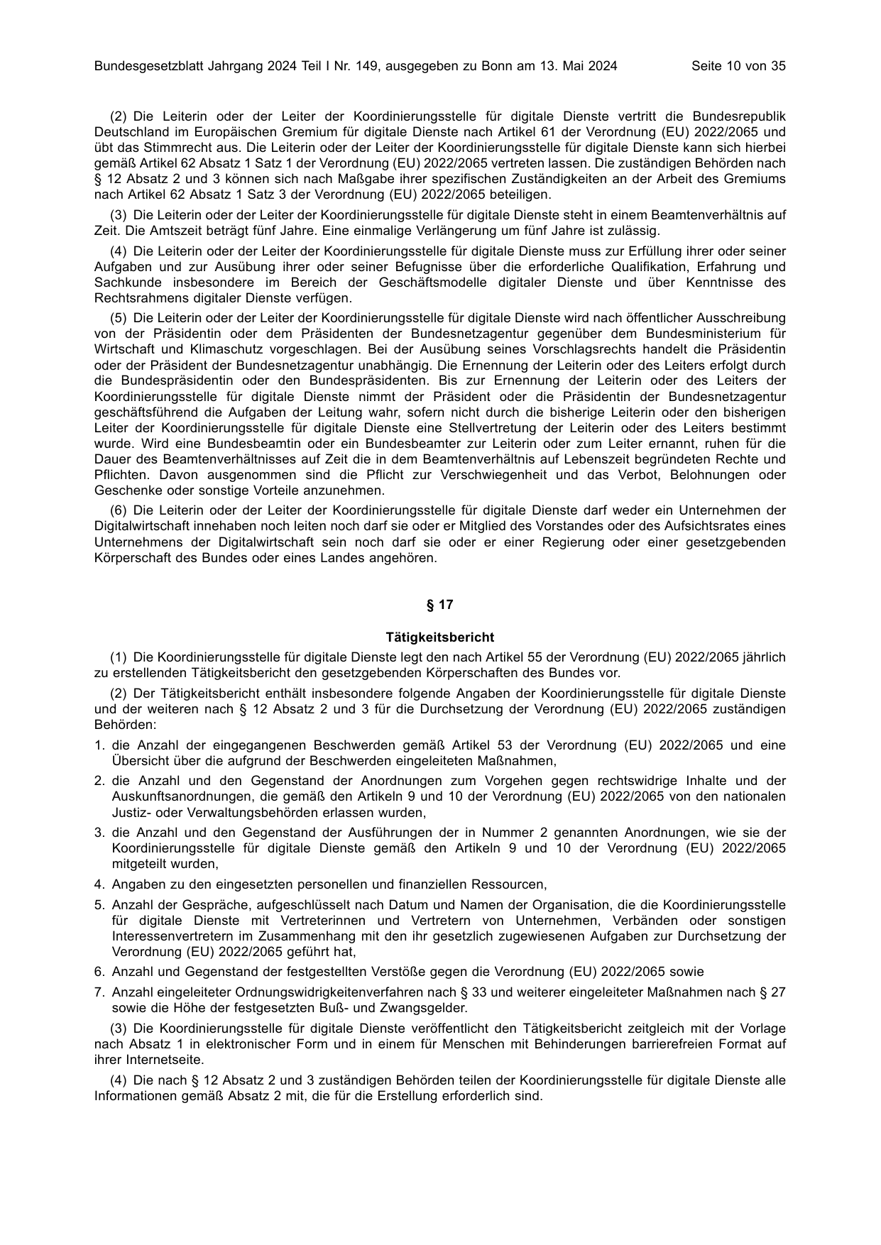 BGBl. 2024, Seite 10 — Originalseite als Abbildung