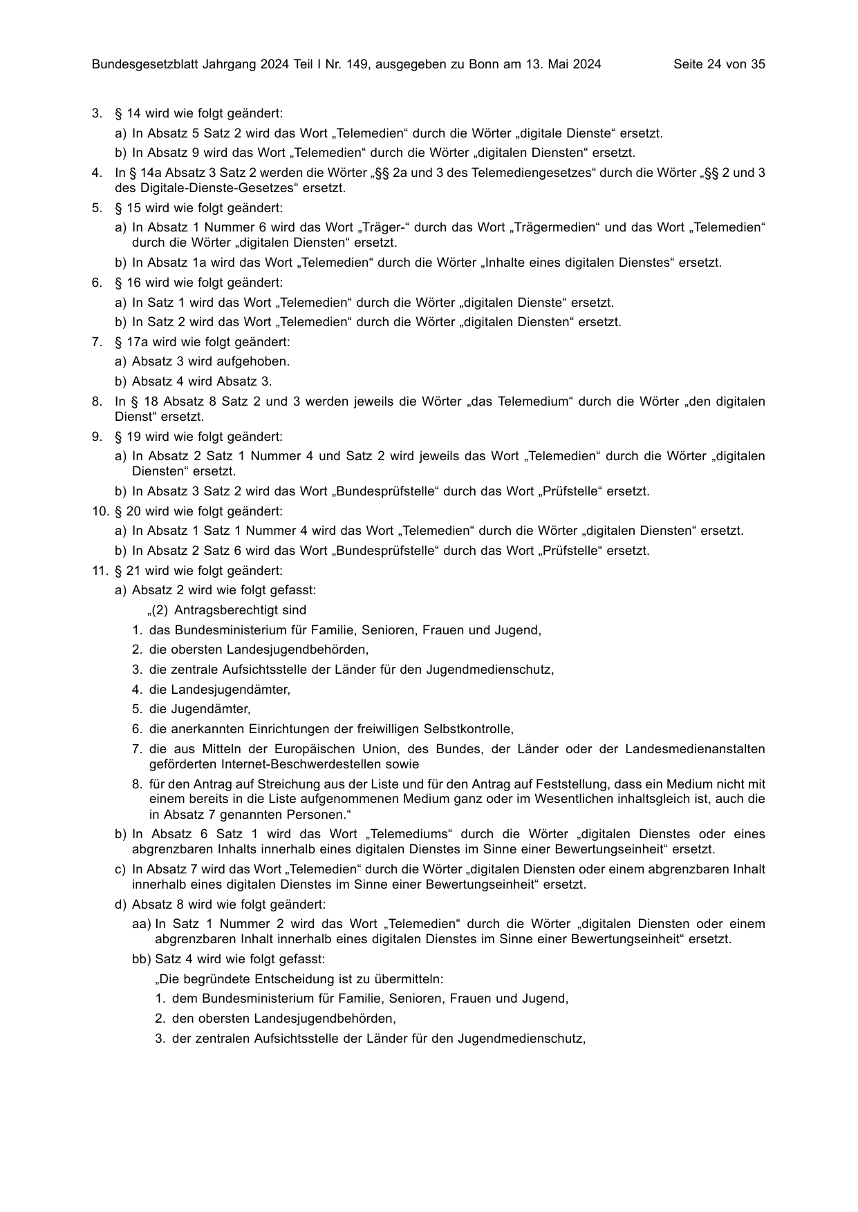 BGBl. 2024, Seite 24 — Originalseite als Abbildung