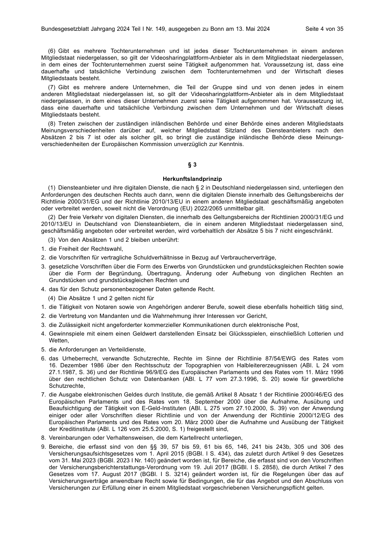 BGBl. 2024, Seite 4 — Originalseite als Abbildung