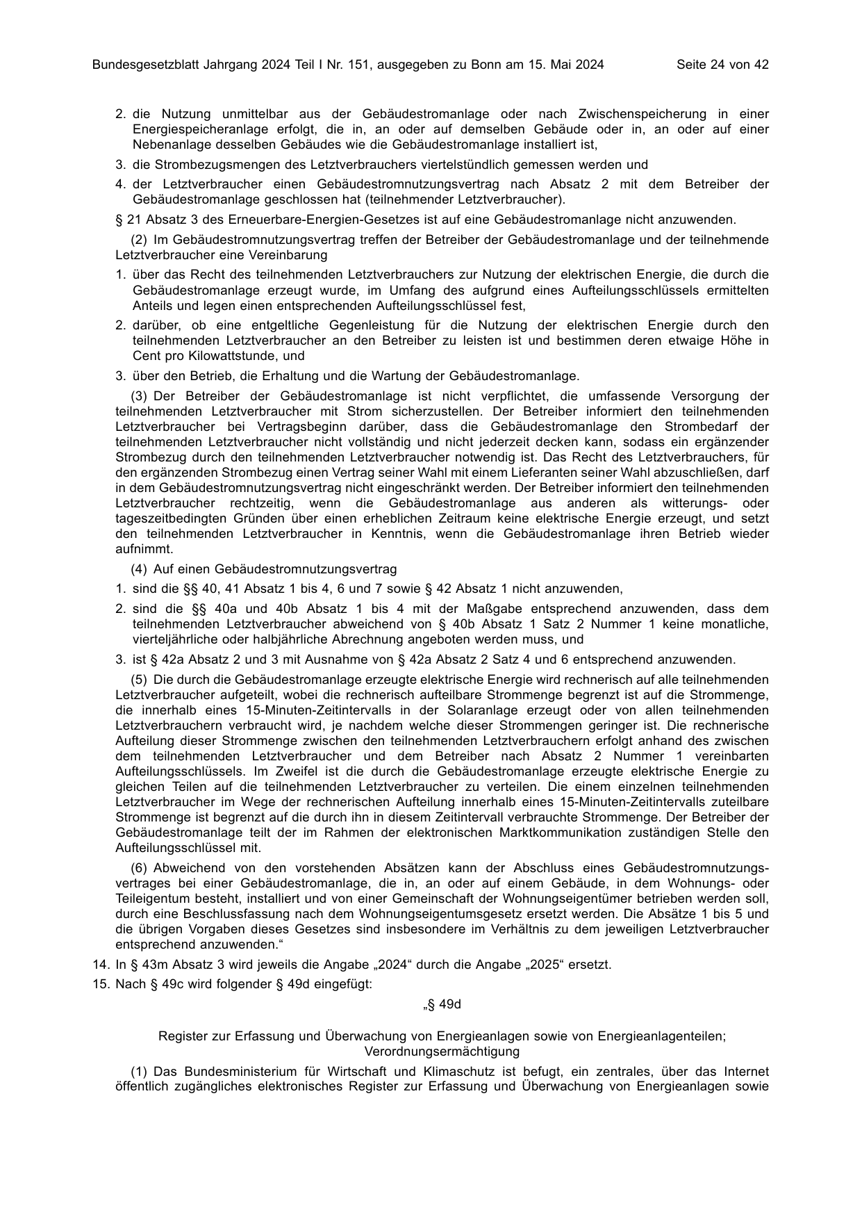 BGBl. 2024, Seite 24 — Originalseite als Abbildung