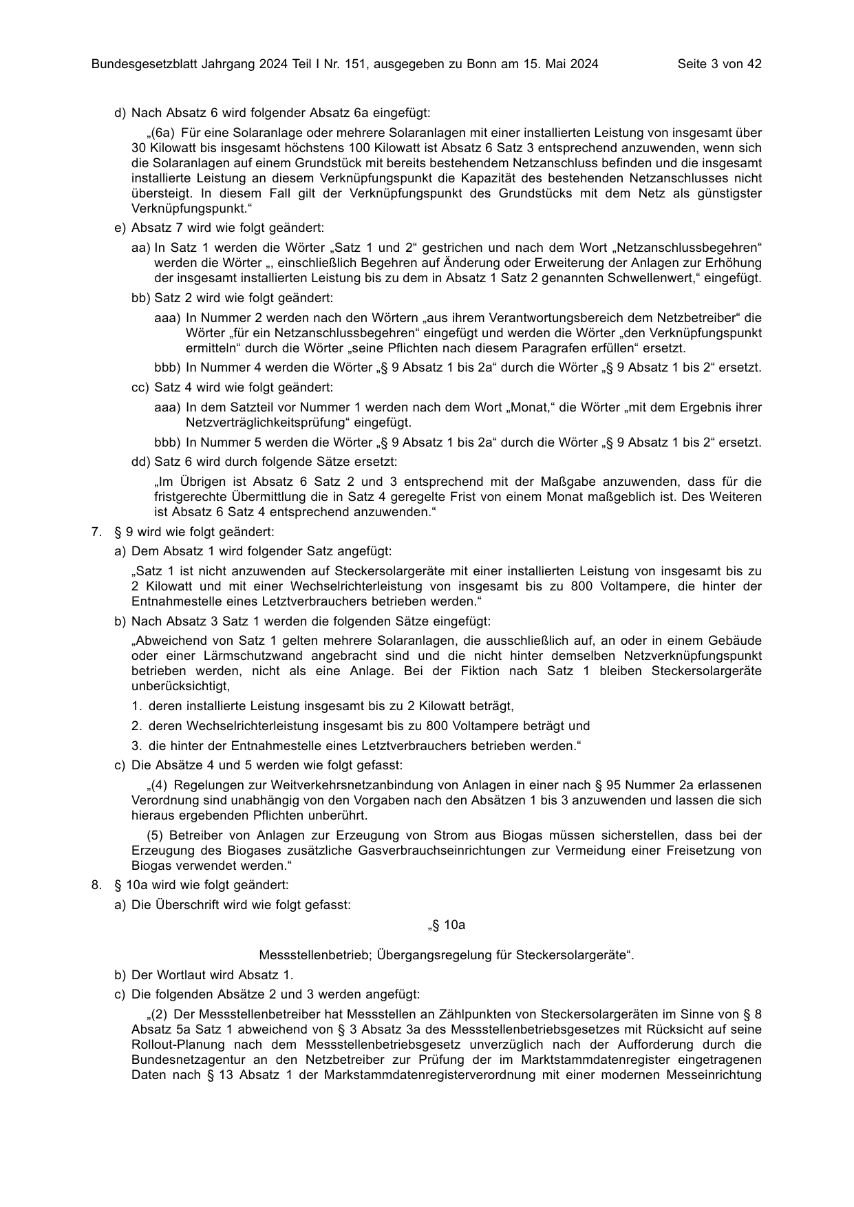 BGBl. 2024, Seite 3 — Originalseite als Abbildung