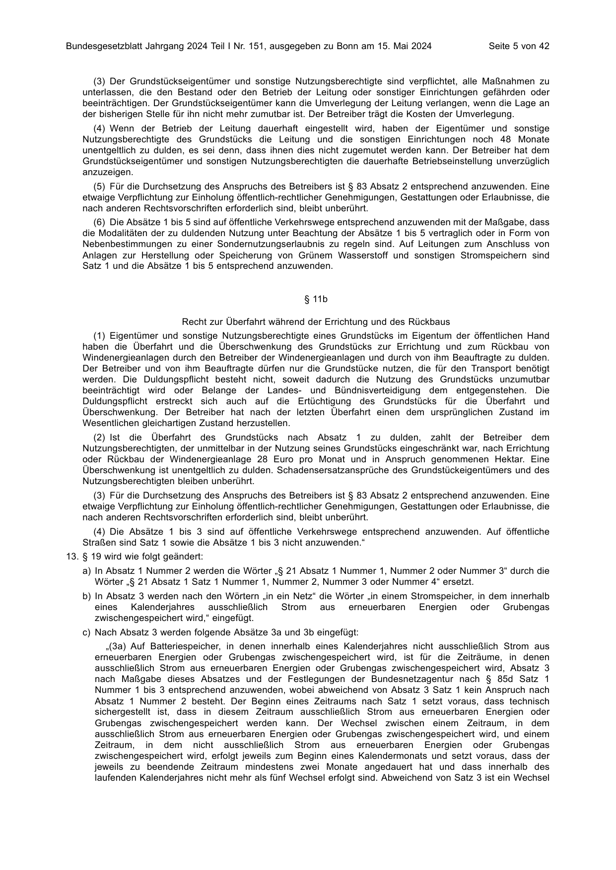 BGBl. 2024, Seite 5 — Originalseite als Abbildung