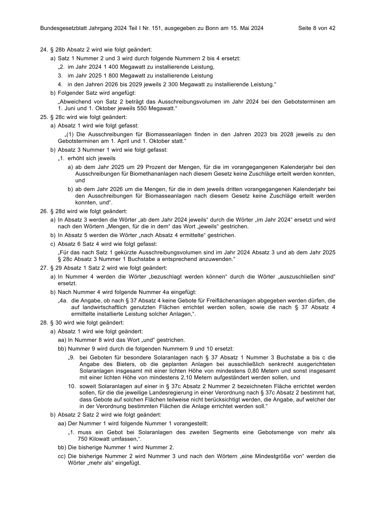 BGBl. 2024, Seite 8 — Originalseite als Abbildung