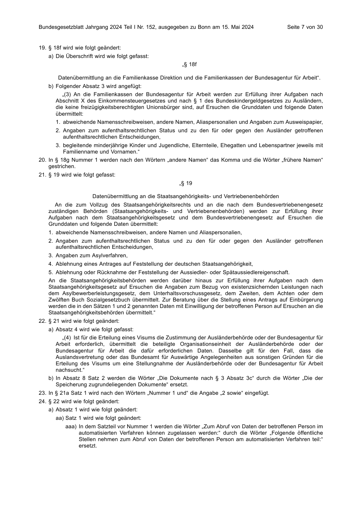 BGBl. 2024, Seite 7 — Originalseite als Abbildung