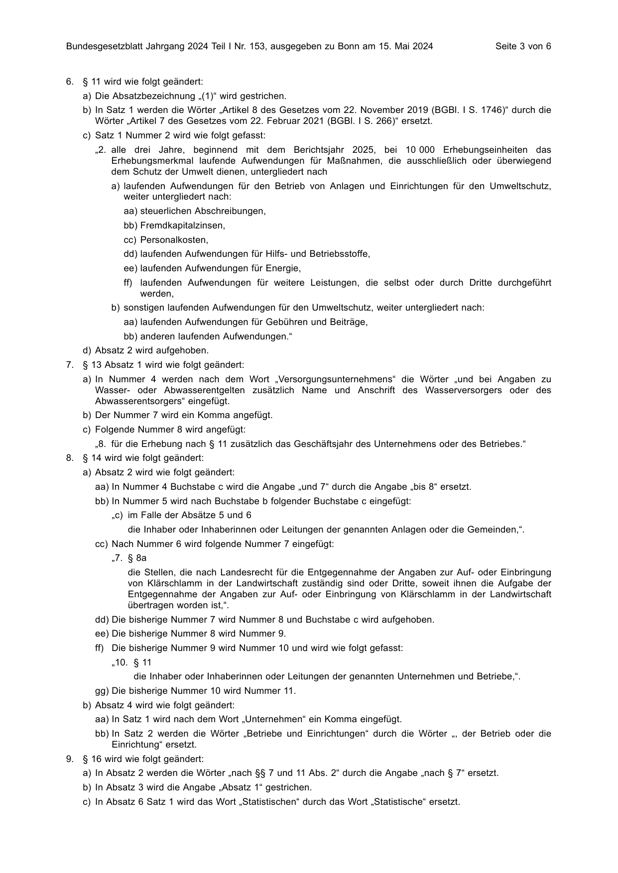 BGBl. 2024, Seite 3 — Originalseite als Abbildung
