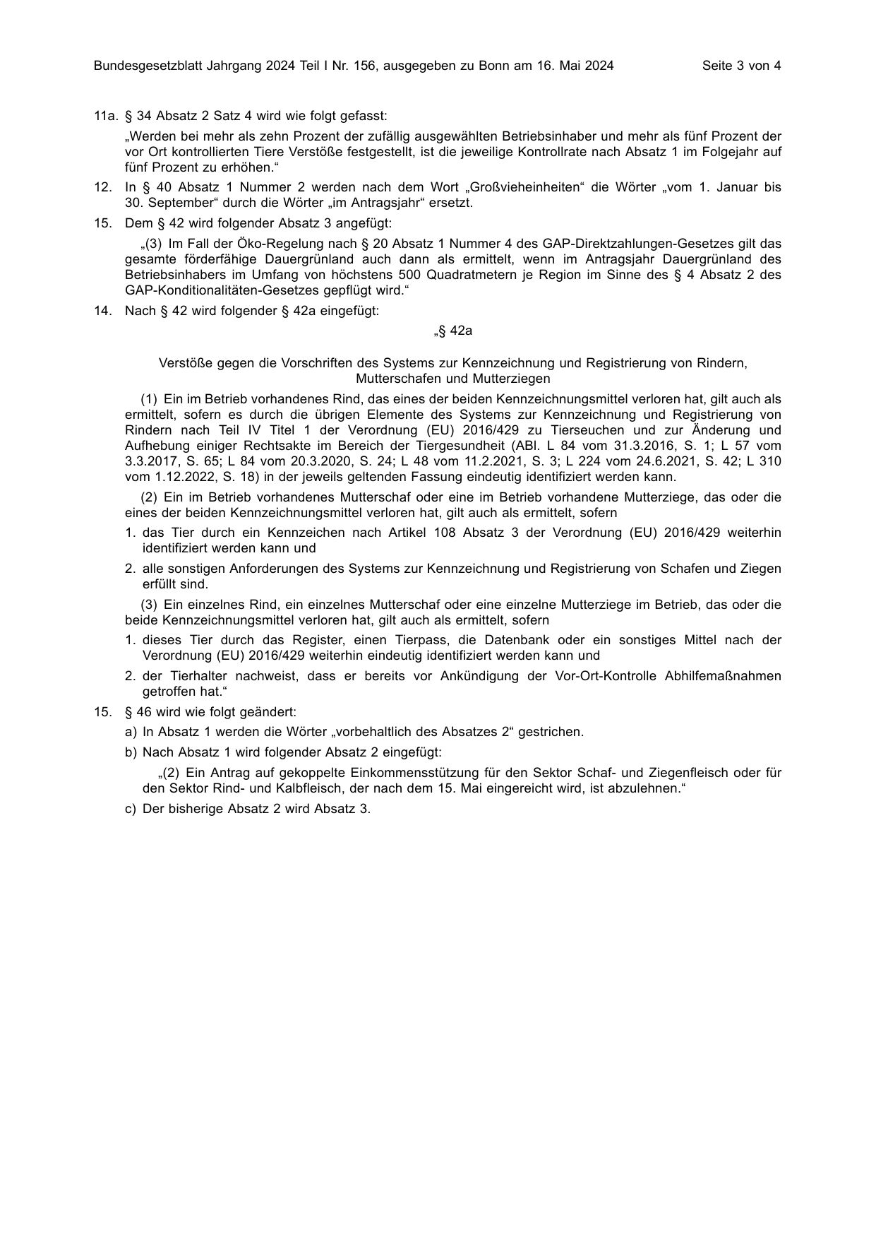 BGBl. 2024, Seite 3 — Originalseite als Abbildung