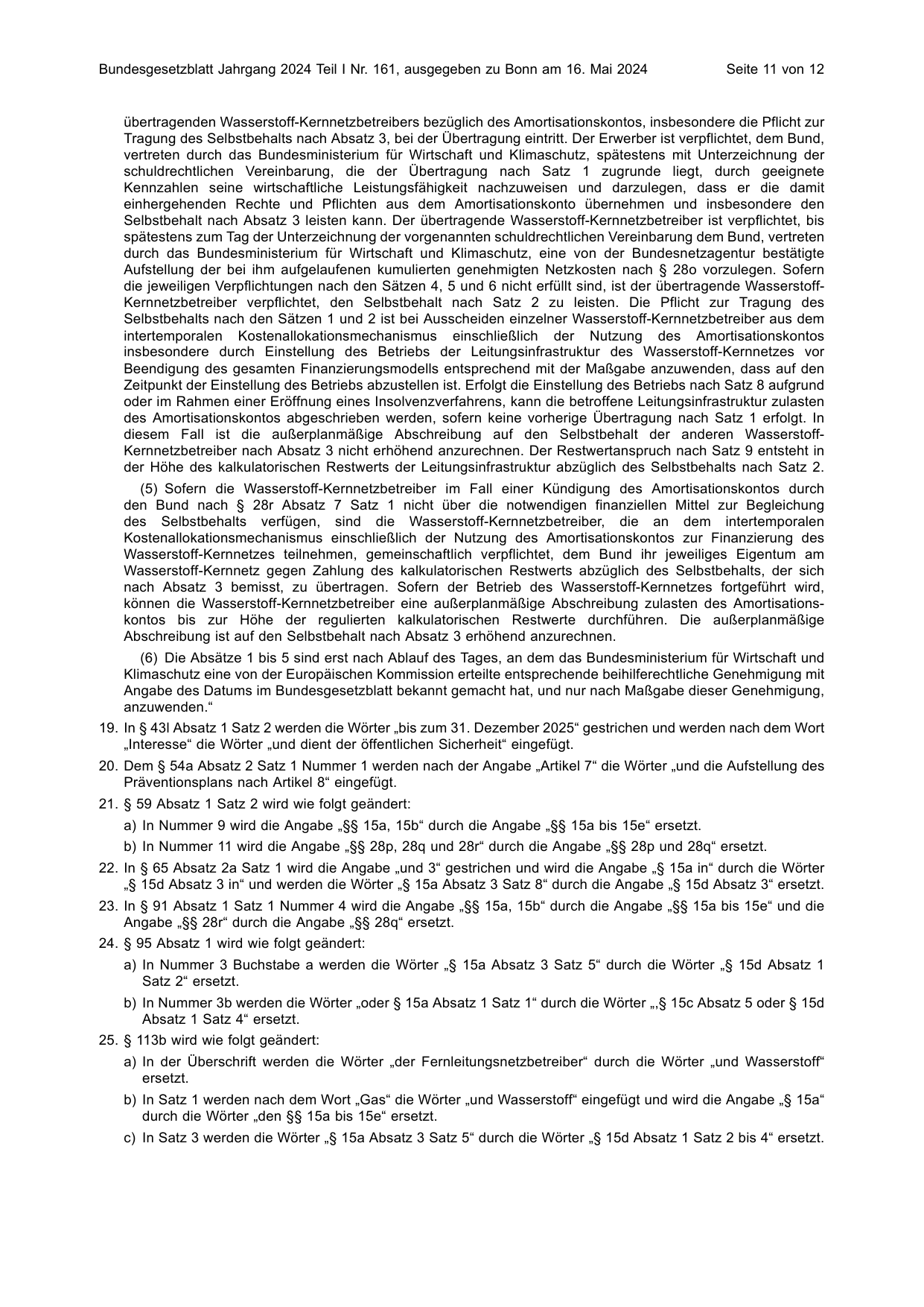 BGBl. 2024, Seite 11 — Originalseite als Abbildung