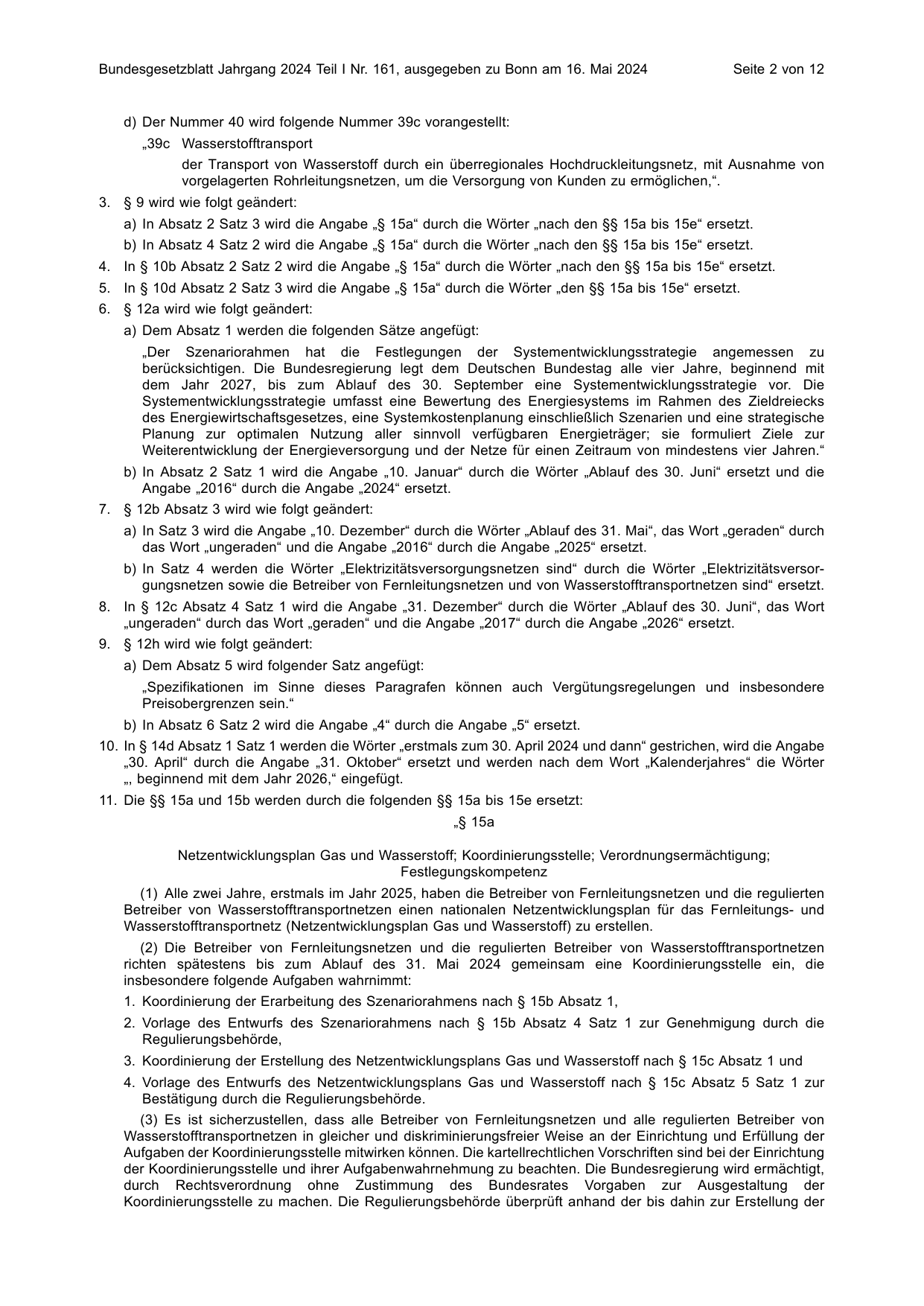BGBl. 2024, Seite 2 — Originalseite als Abbildung