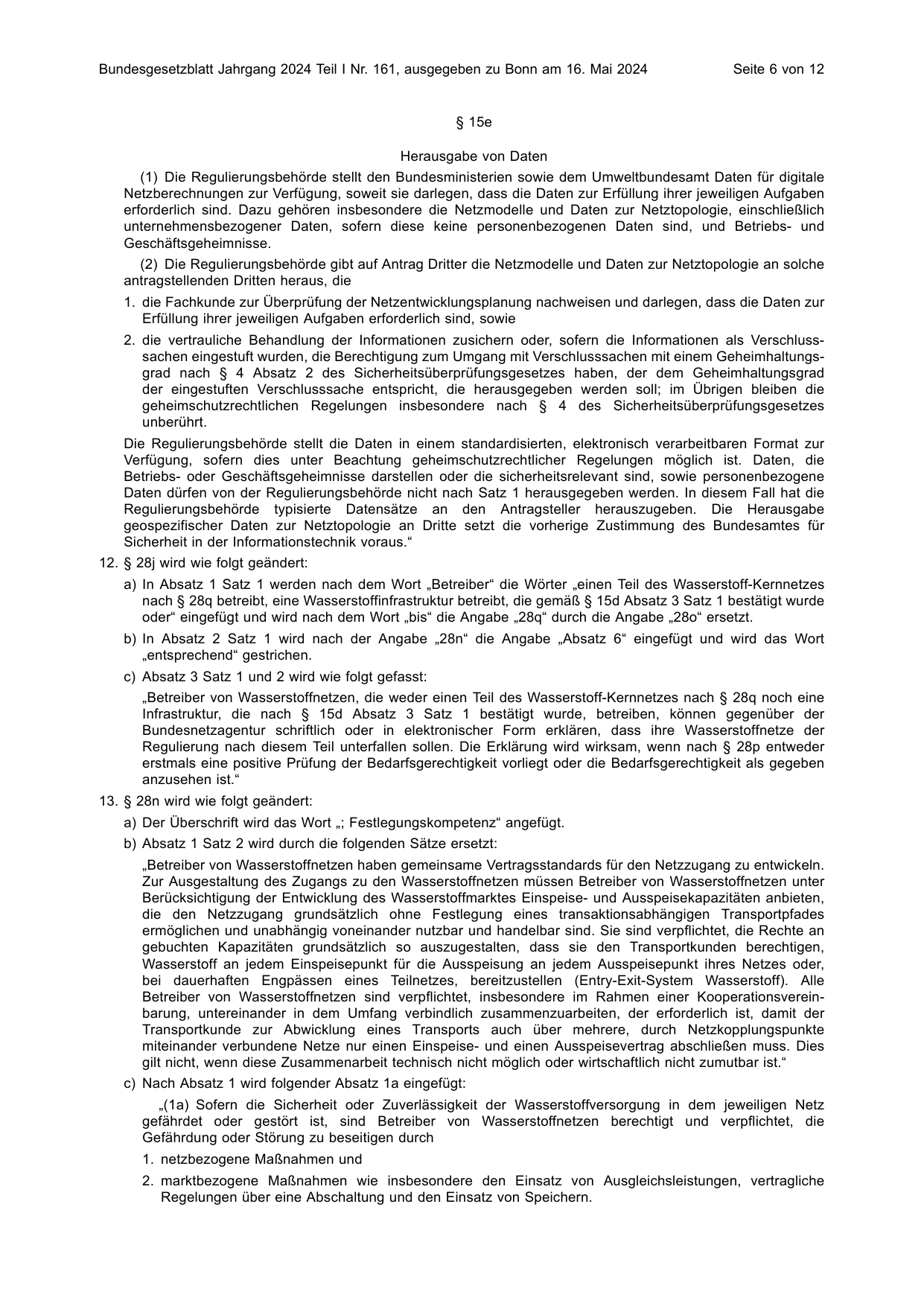 BGBl. 2024, Seite 6 — Originalseite als Abbildung