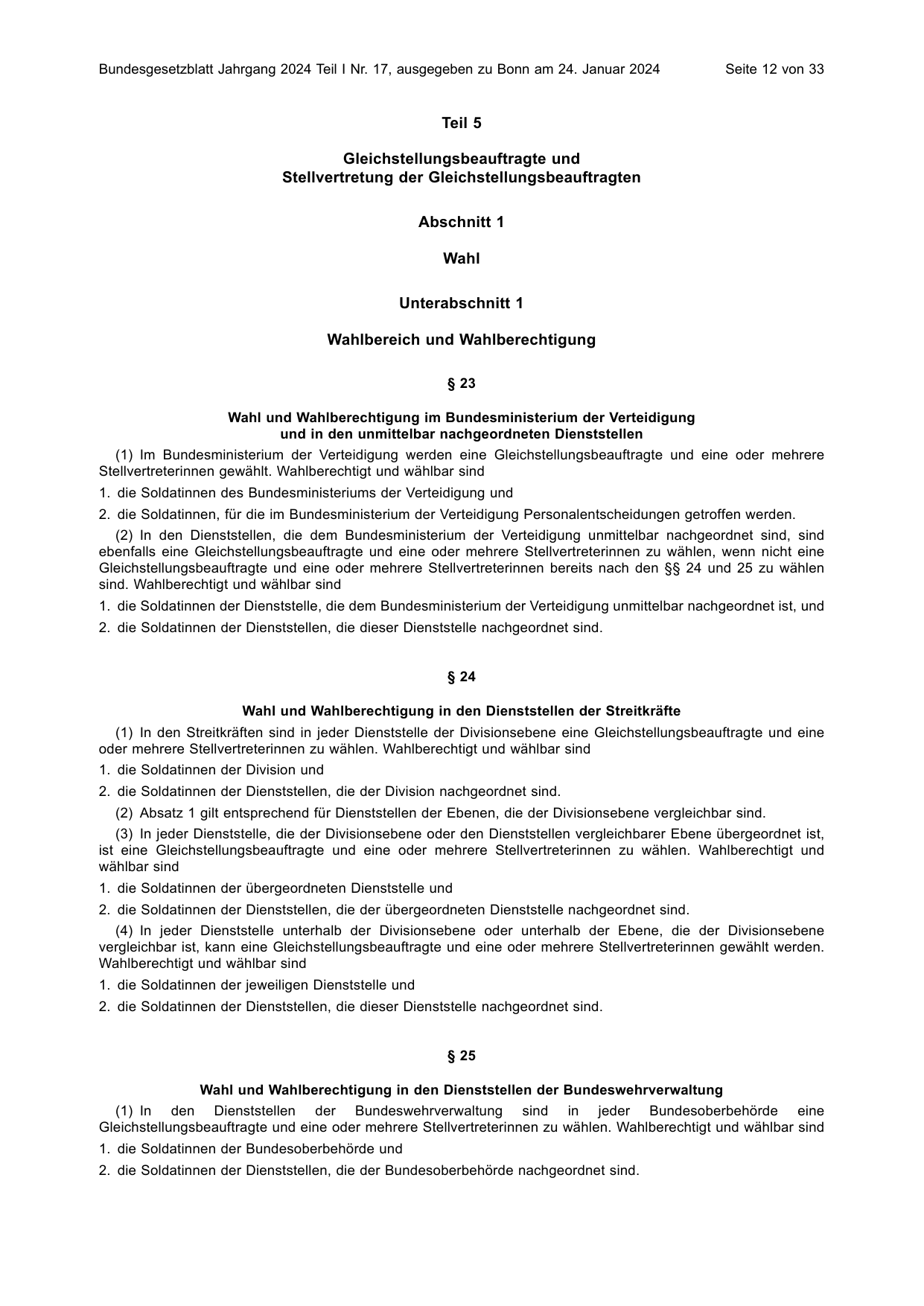 BGBl. 2024, Seite 12 — Originalseite als Abbildung