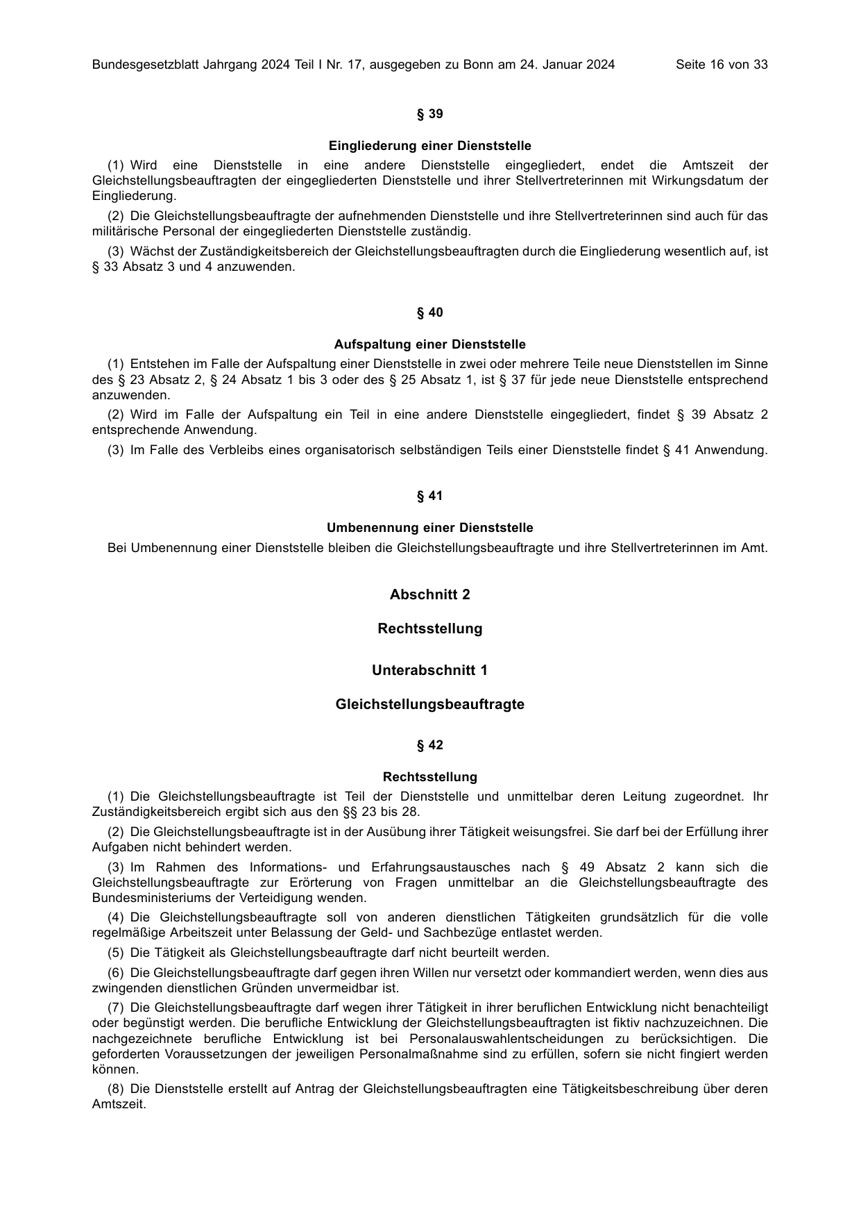BGBl. 2024, Seite 16 — Originalseite als Abbildung