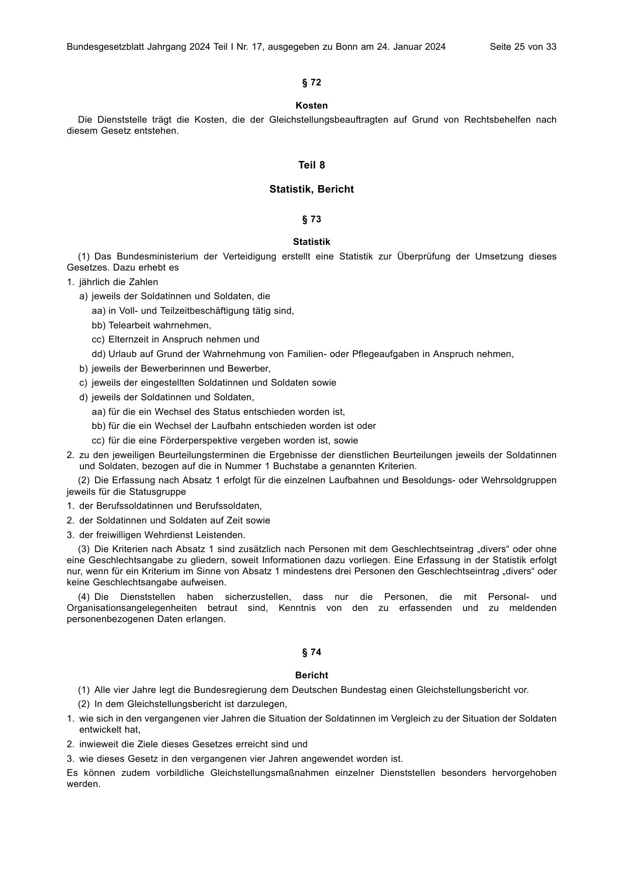 BGBl. 2024, Seite 25 — Originalseite als Abbildung