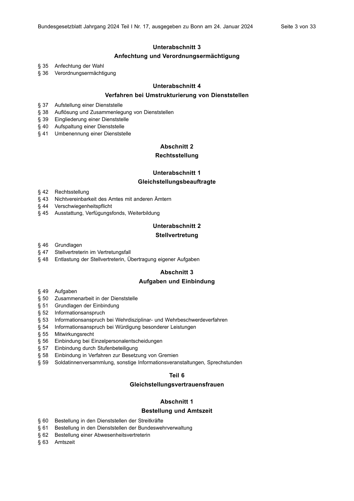 BGBl. 2024, Seite 3 — Originalseite als Abbildung
