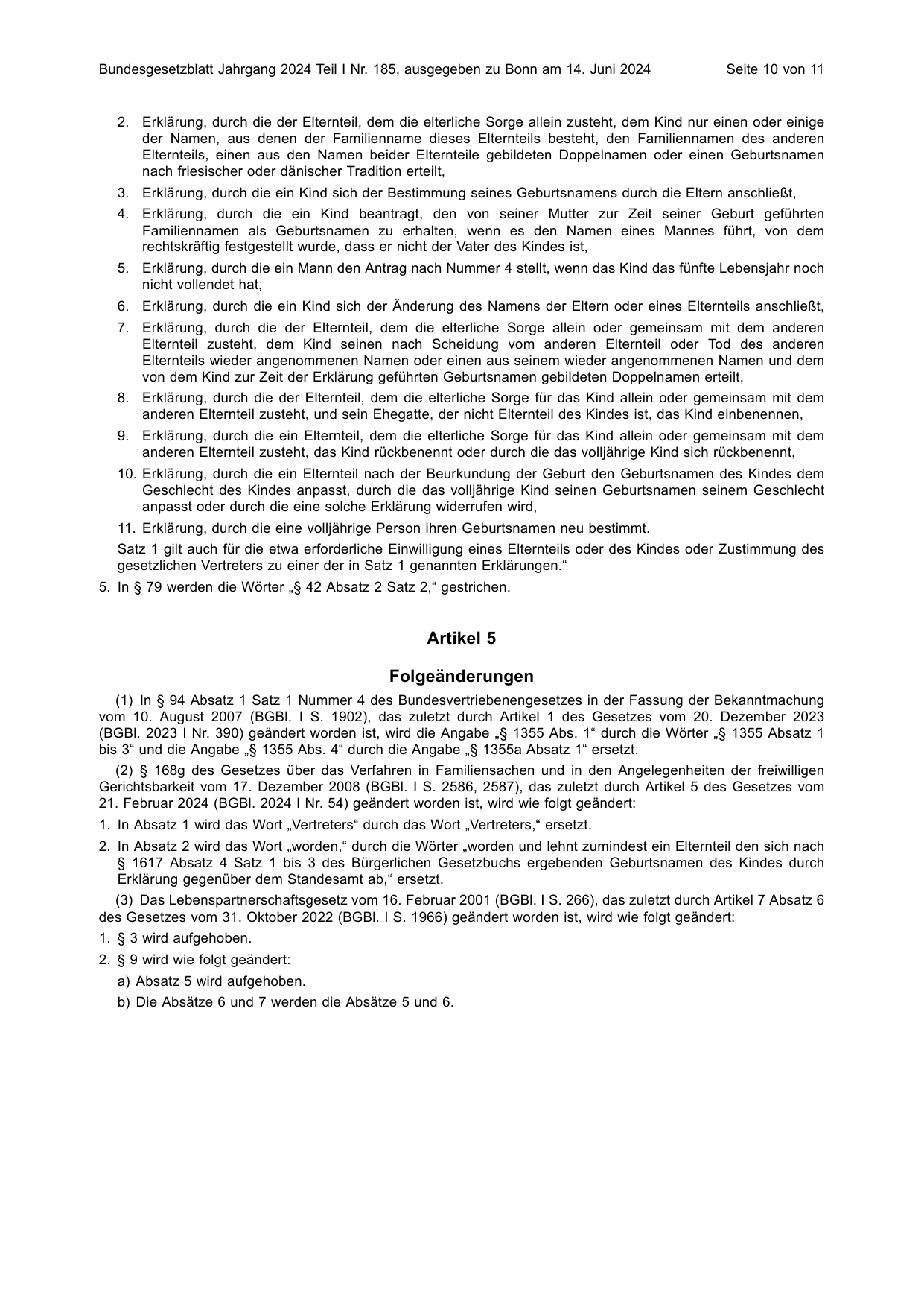 BGBl. 2024, Seite 10 — Originalseite als Abbildung