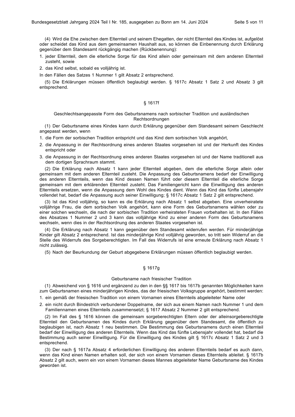 BGBl. 2024, Seite 5 — Originalseite als Abbildung
