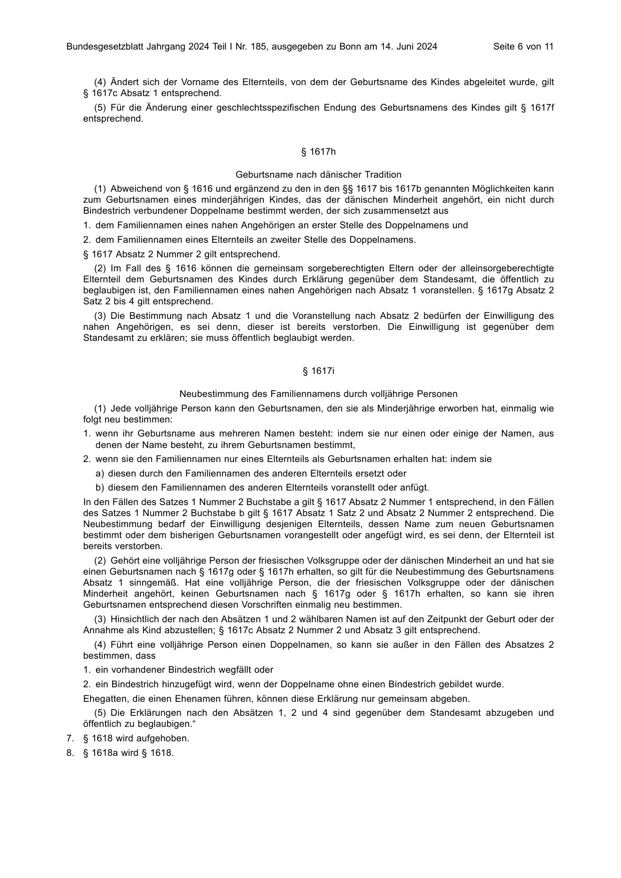 BGBl. 2024, Seite 6 — Originalseite als Abbildung