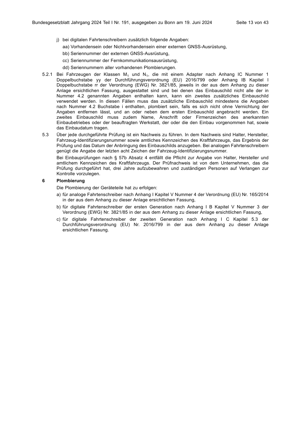 BGBl. 2024, Seite 13 — Originalseite als Abbildung