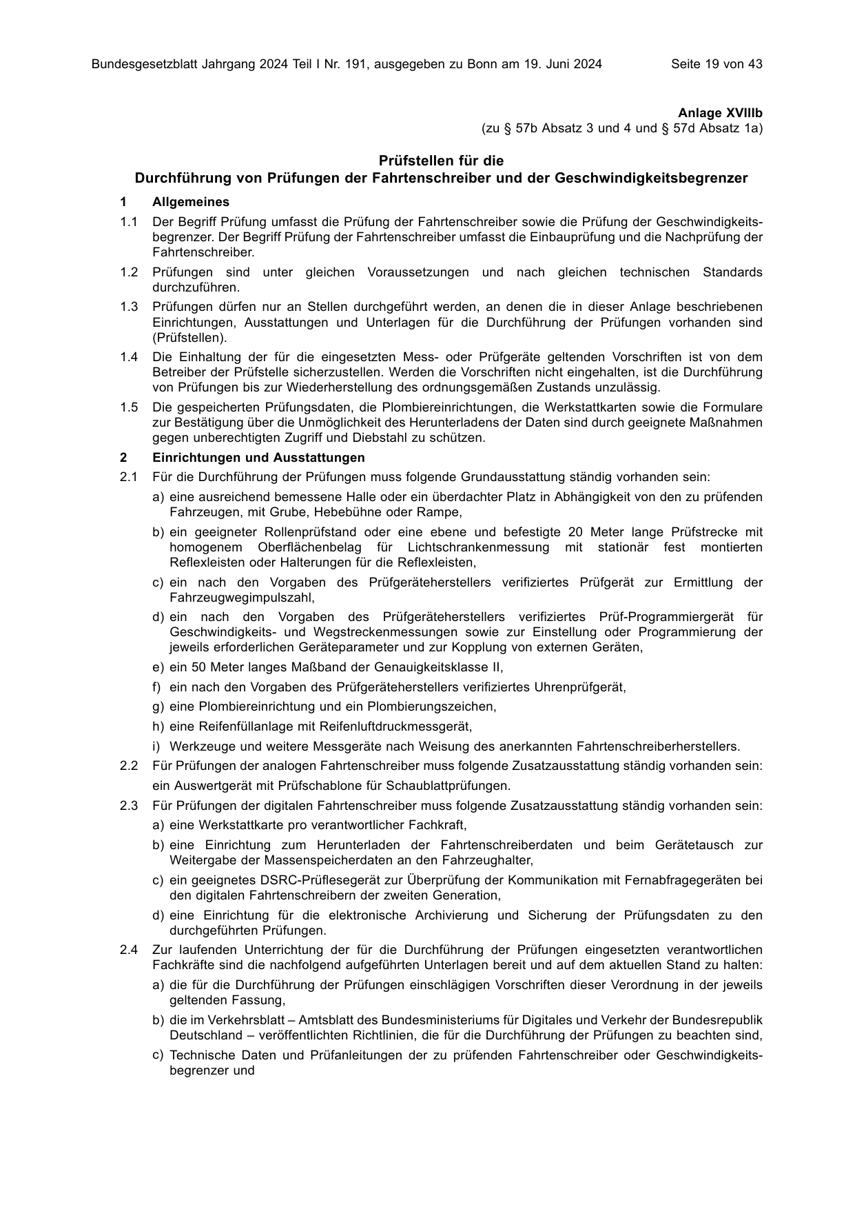 BGBl. 2024, Seite 19 — Originalseite als Abbildung