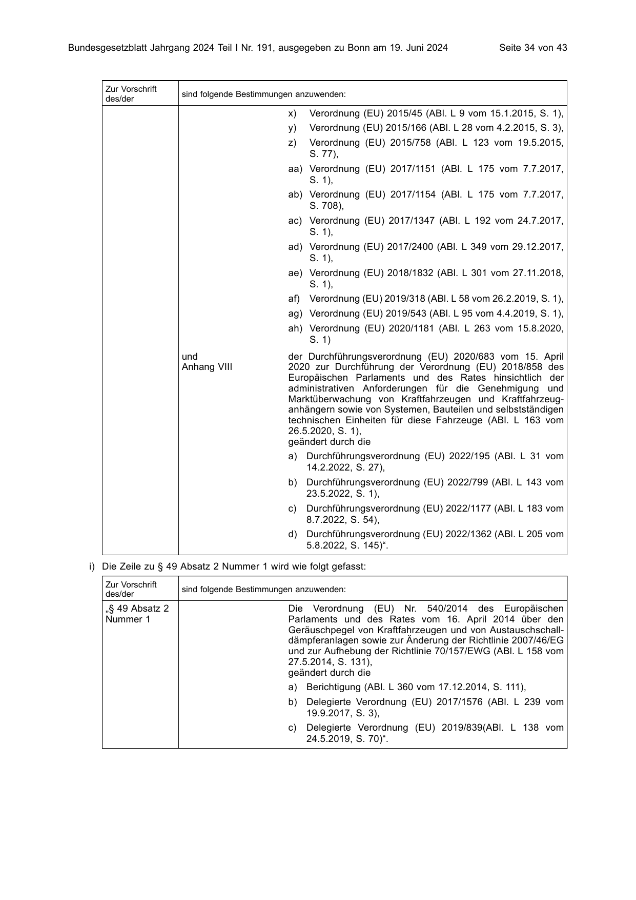 BGBl. 2024, Seite 34 — Originalseite als Abbildung
