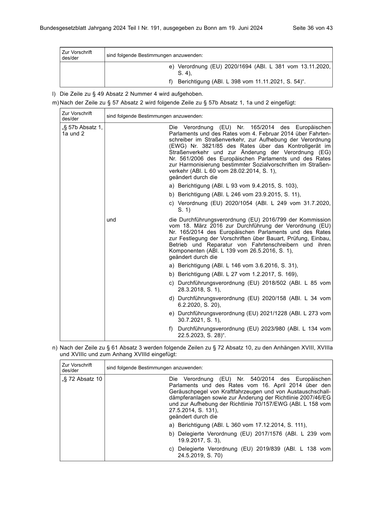 BGBl. 2024, Seite 36 — Originalseite als Abbildung
