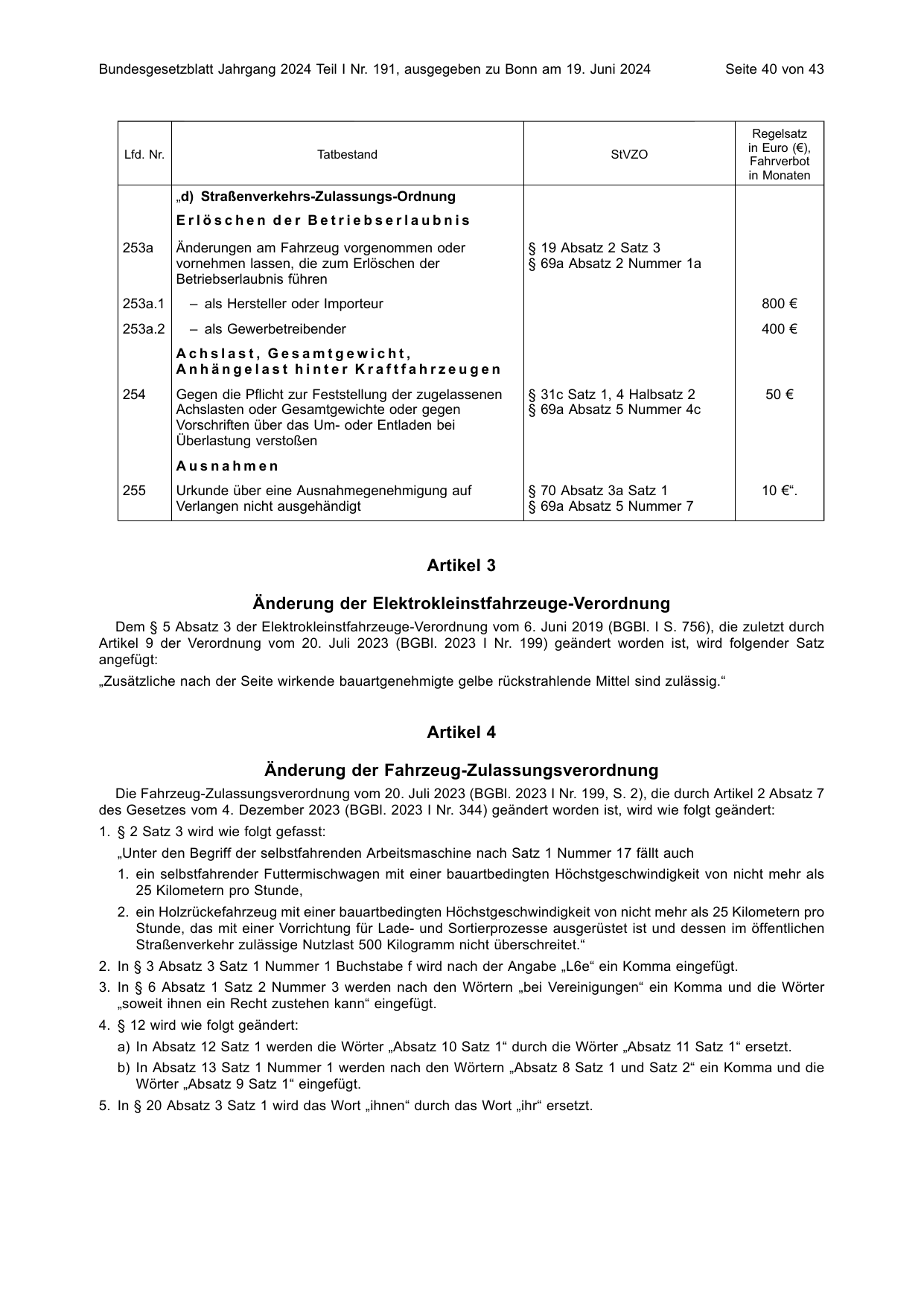 BGBl. 2024, Seite 40 — Originalseite als Abbildung