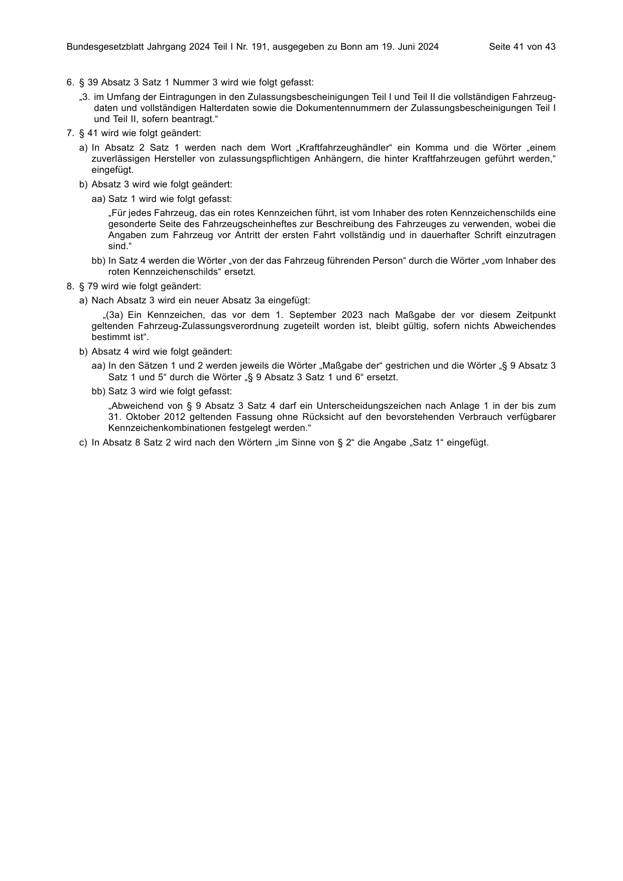 BGBl. 2024, Seite 41 — Originalseite als Abbildung