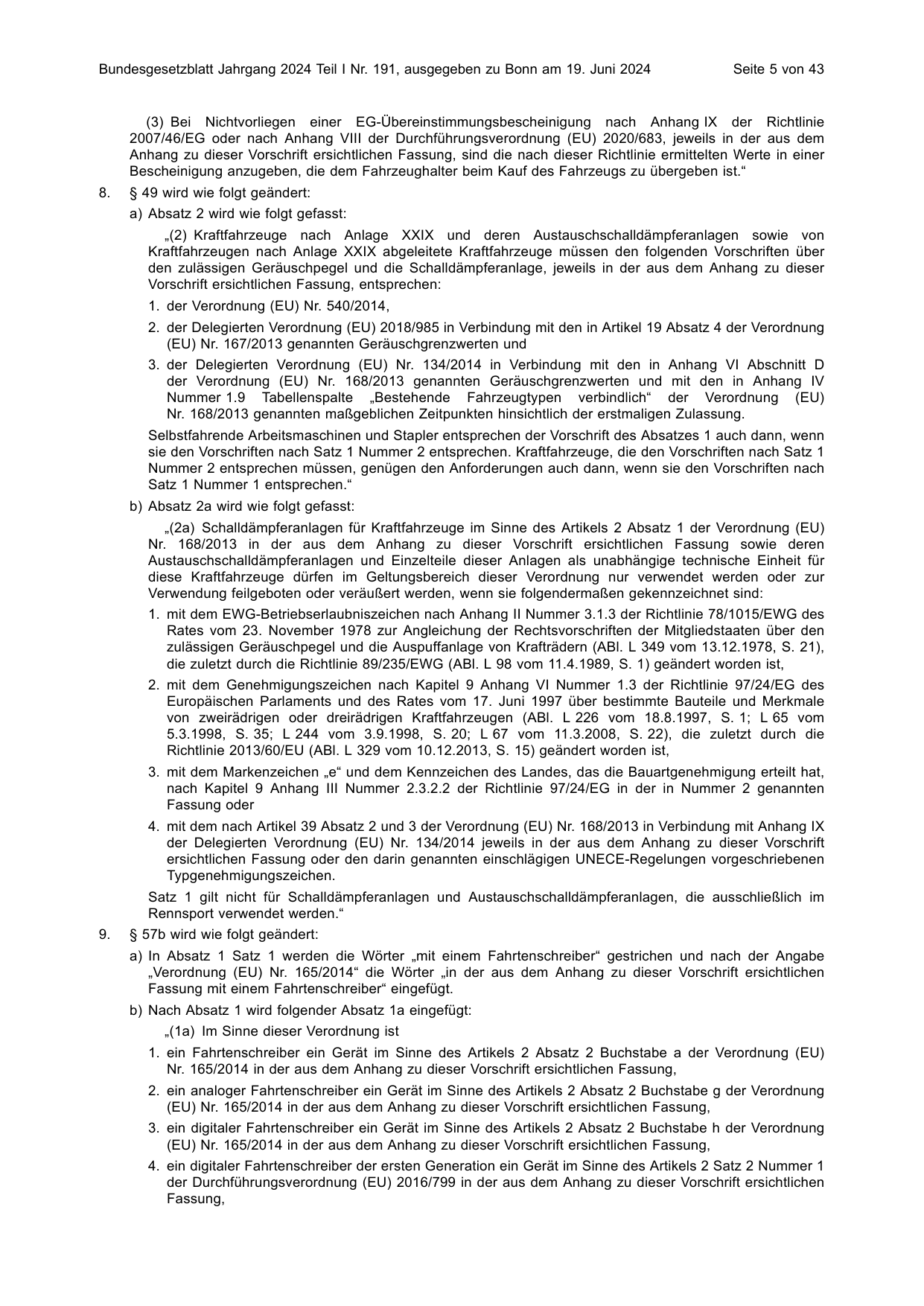 BGBl. 2024, Seite 5 — Originalseite als Abbildung