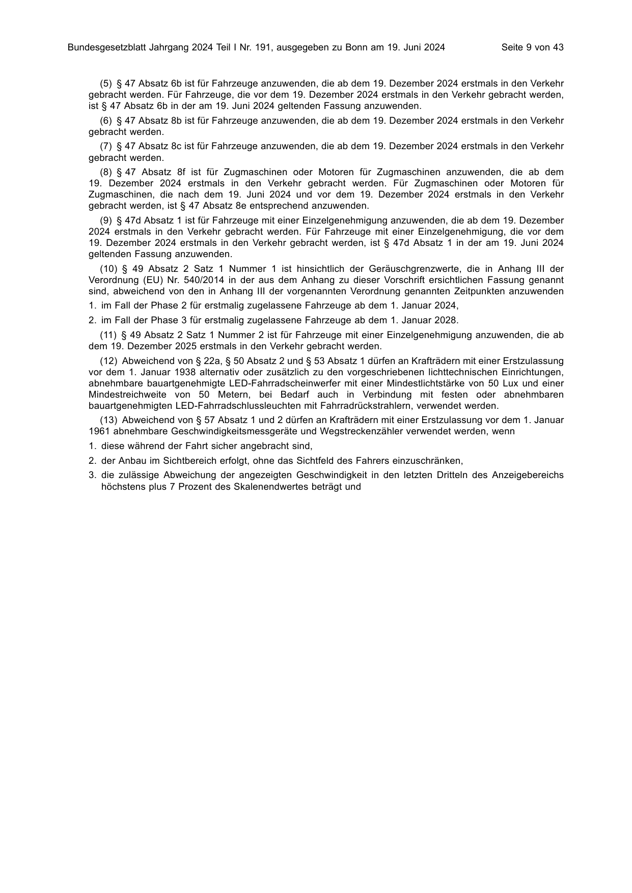 BGBl. 2024, Seite 9 — Originalseite als Abbildung