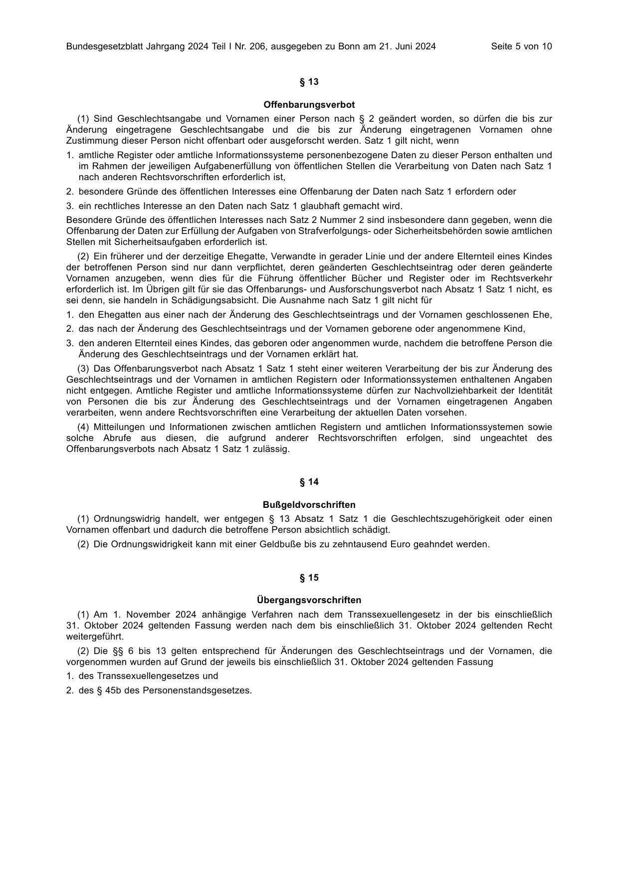 BGBl. 2024, Seite 5 — Originalseite als Abbildung