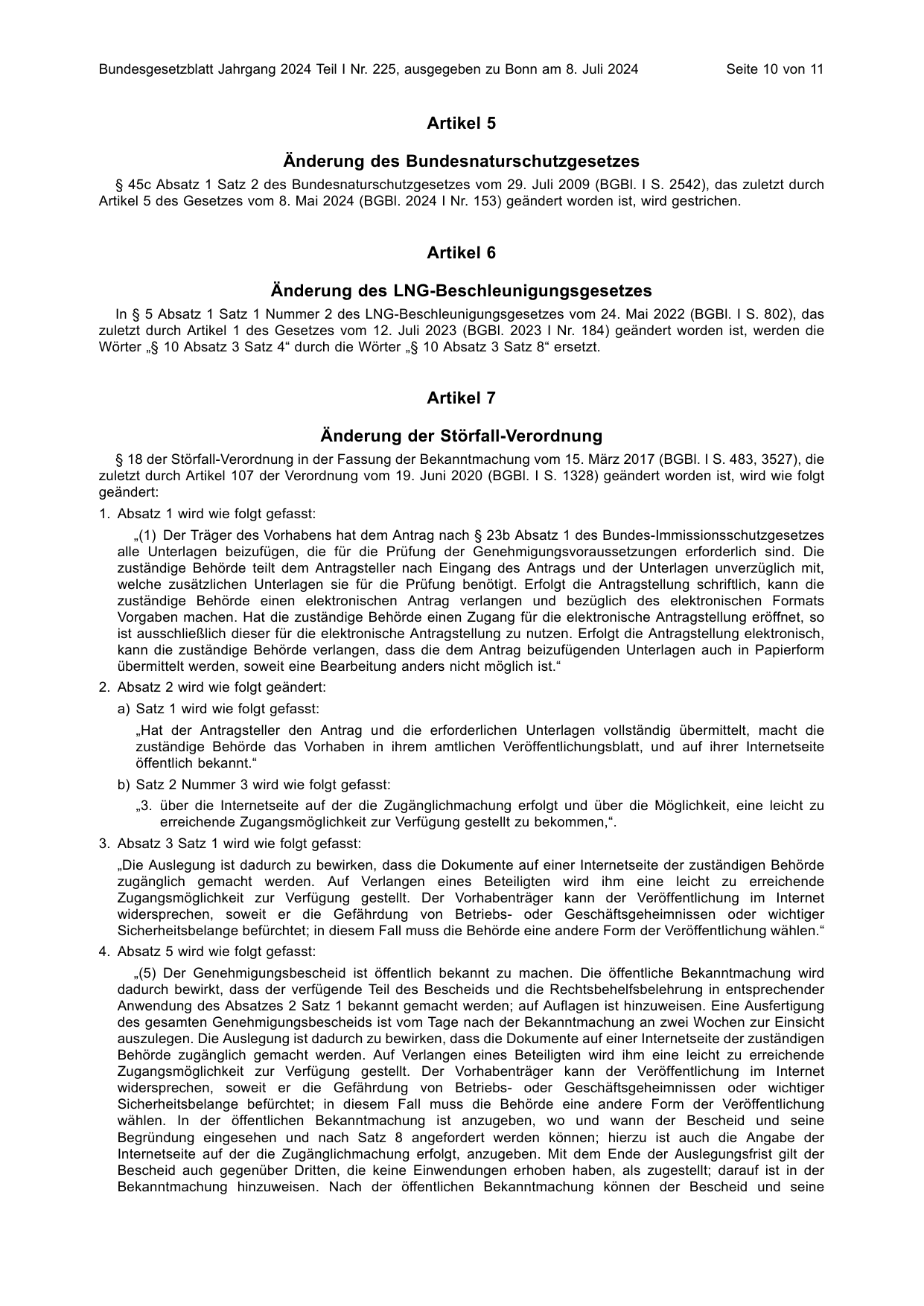 BGBl. 2024, Seite 10 — Originalseite als Abbildung