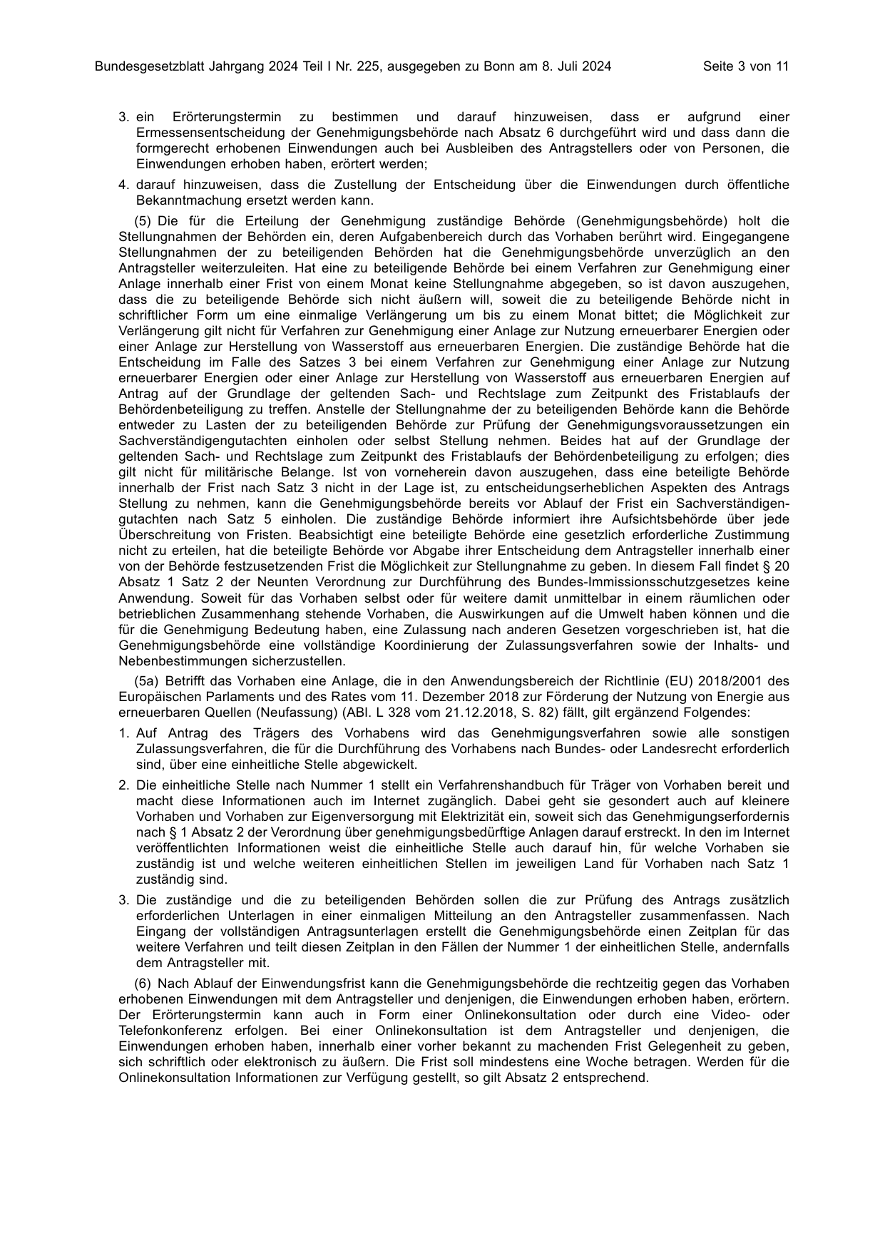 BGBl. 2024, Seite 3 — Originalseite als Abbildung