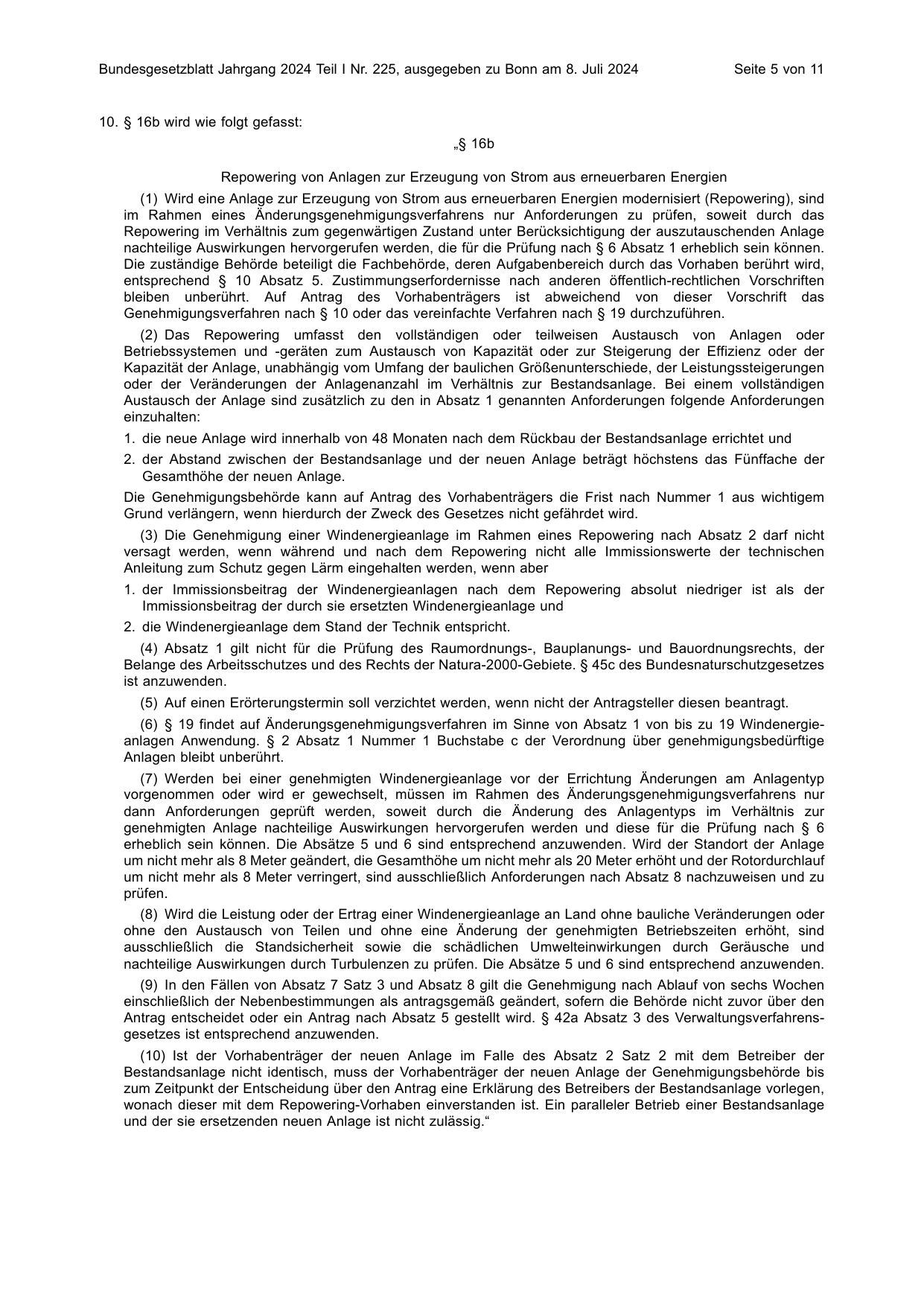 BGBl. 2024, Seite 5 — Originalseite als Abbildung