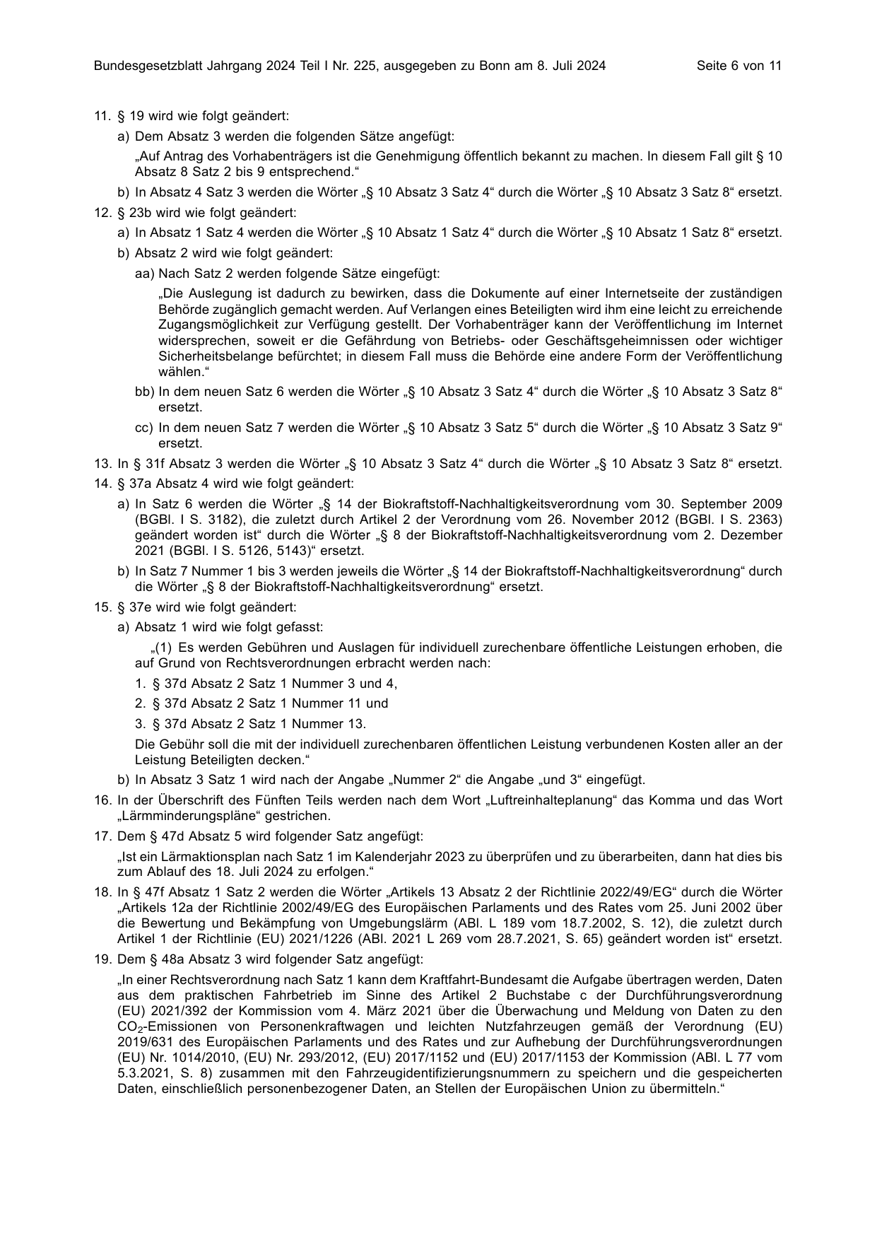 BGBl. 2024, Seite 6 — Originalseite als Abbildung