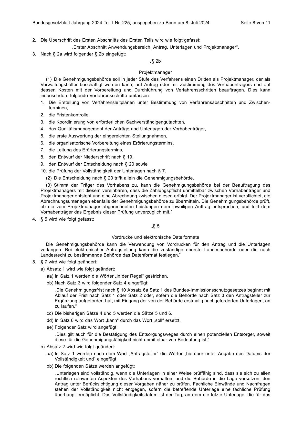 BGBl. 2024, Seite 8 — Originalseite als Abbildung