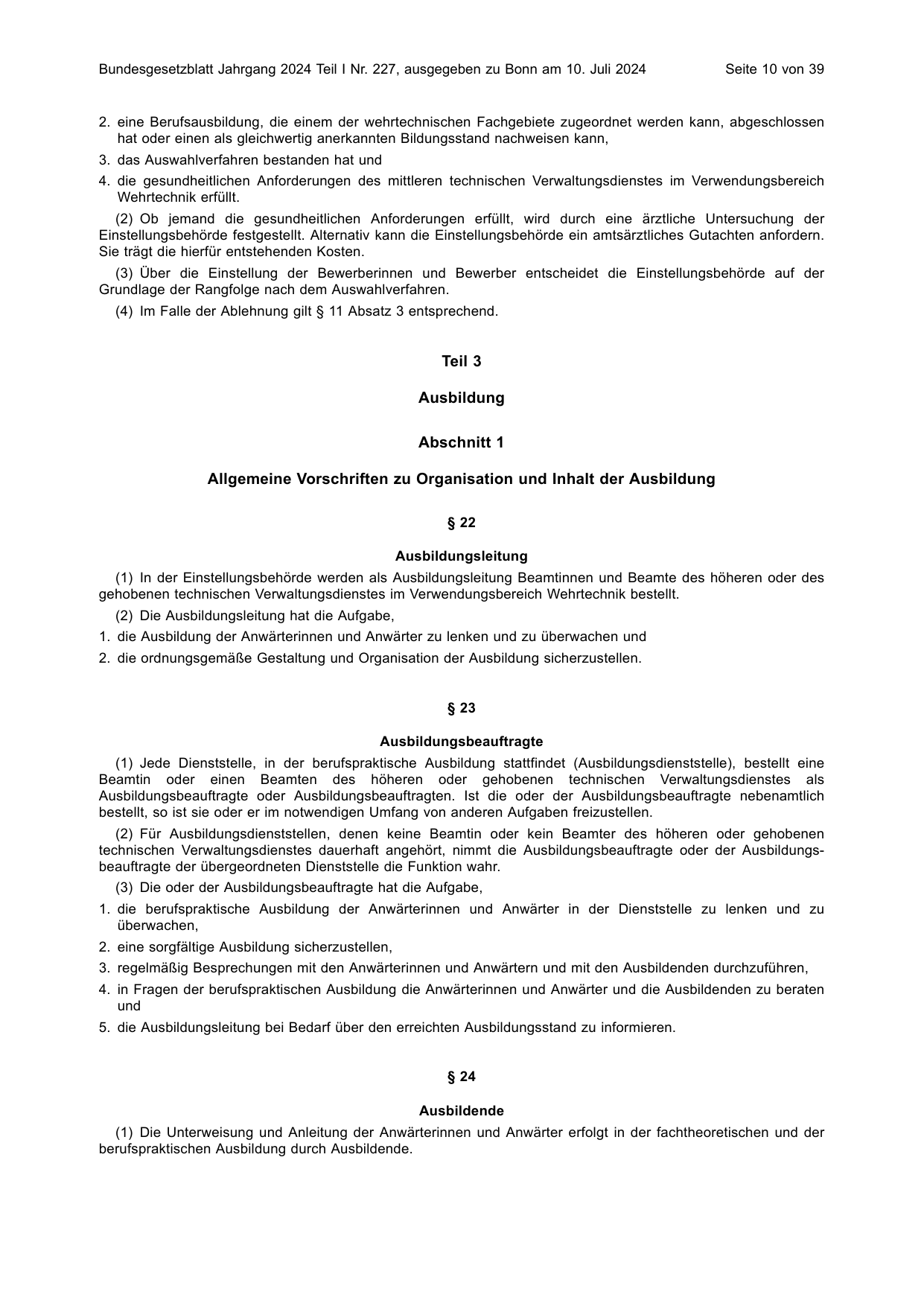 BGBl. 2024, Seite 10 — Originalseite als Abbildung