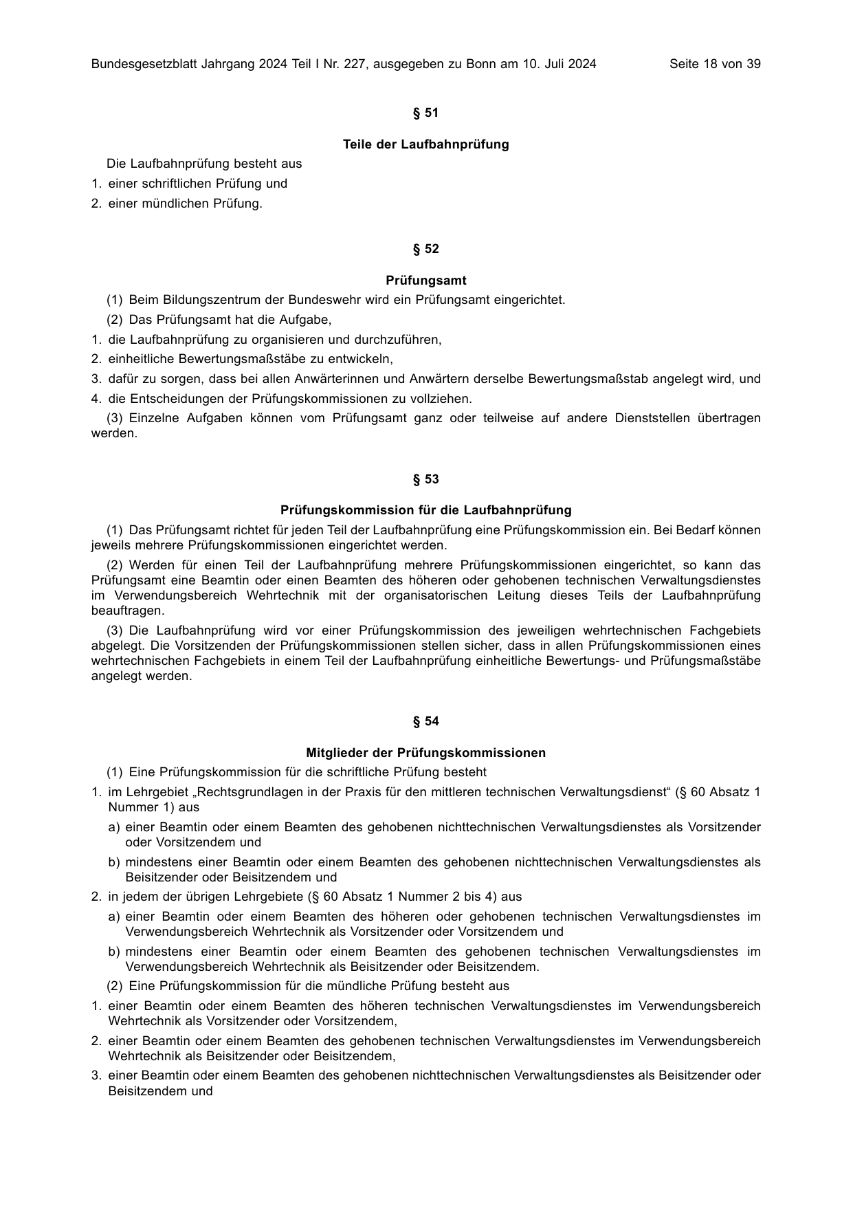 BGBl. 2024, Seite 18 — Originalseite als Abbildung